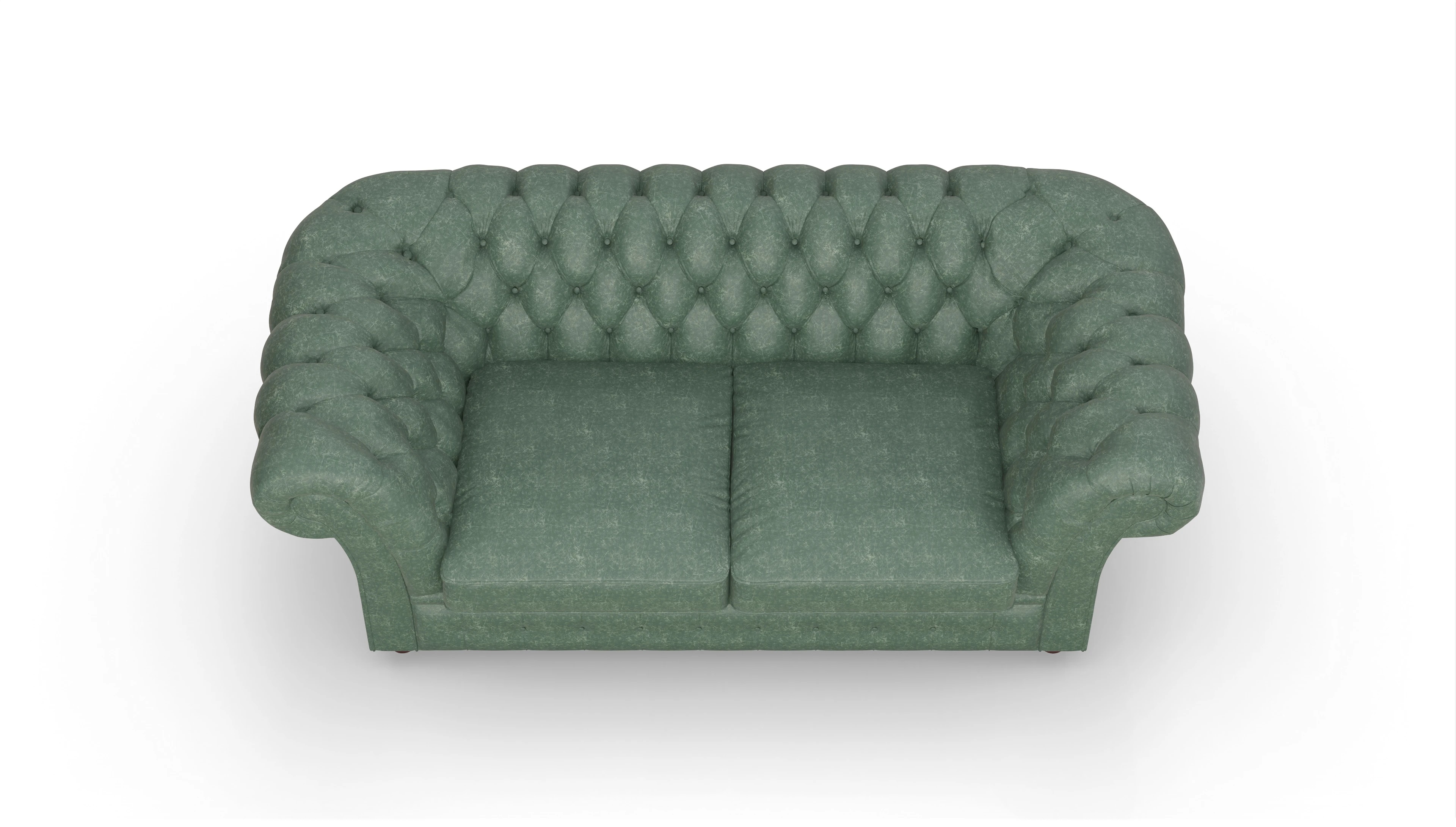 Ansicht des Produktes Duse 2-Sitzer in Leder grün