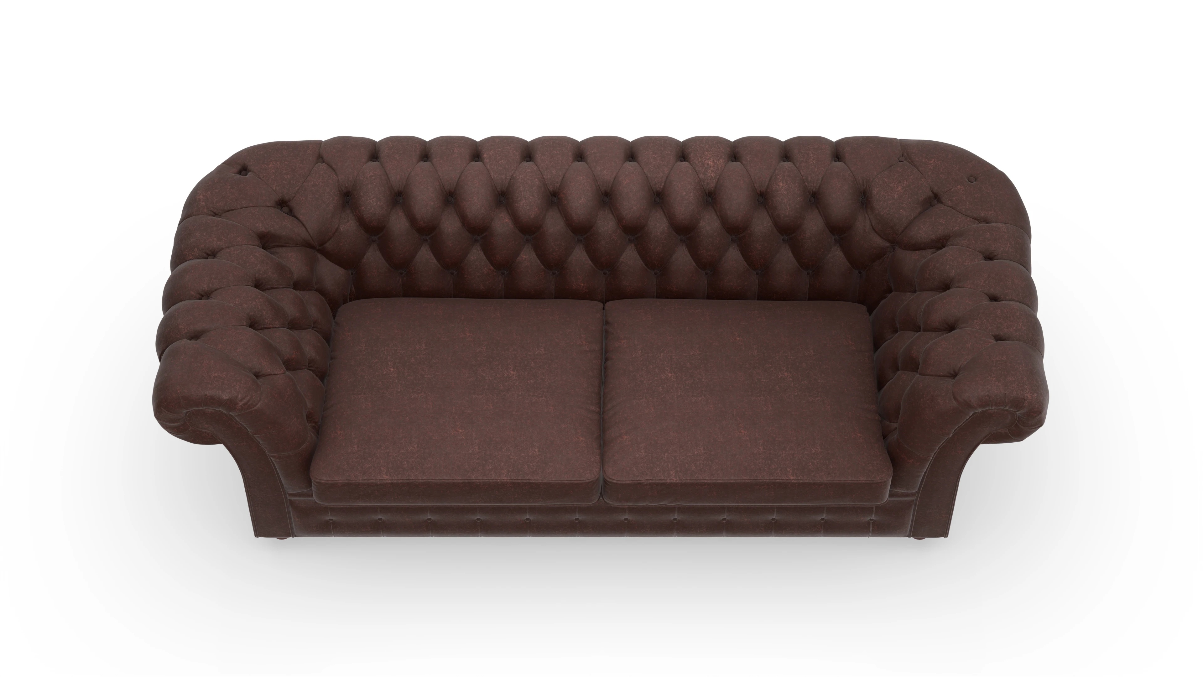 Ansicht des Produktes Duse 2,5-Sitzer in Leder braun