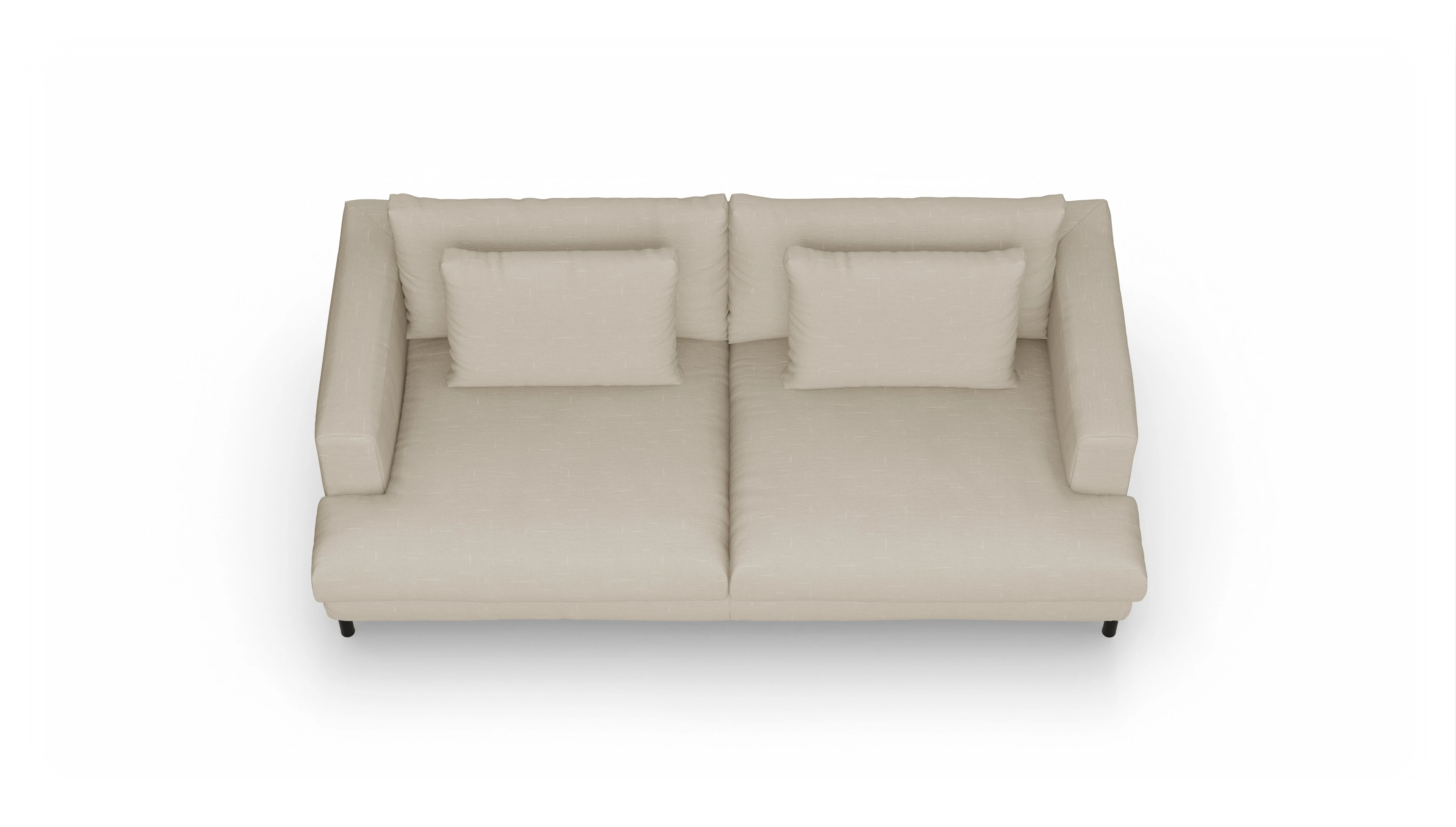 Ansicht des Produktes Faro 3-Sitzer in Stoff beige