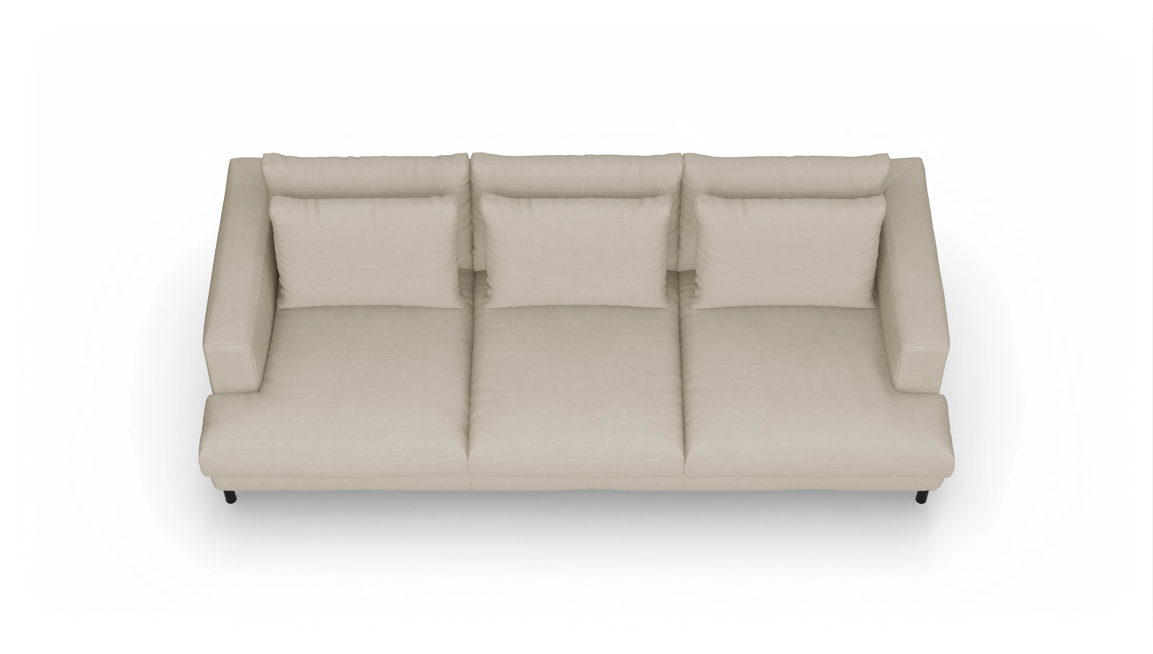 Ansicht des Produktes Faro 3,5-Sitzer in Stoff beige