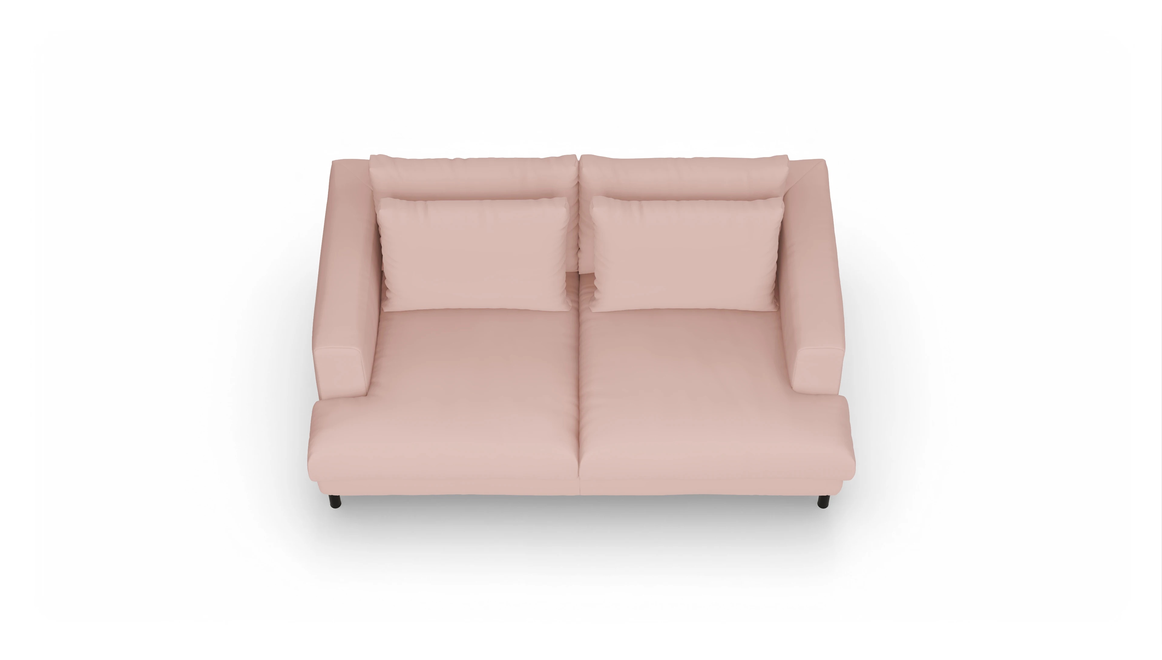 Ansicht des Produktes Faro 2-Sitzer in Samt rot