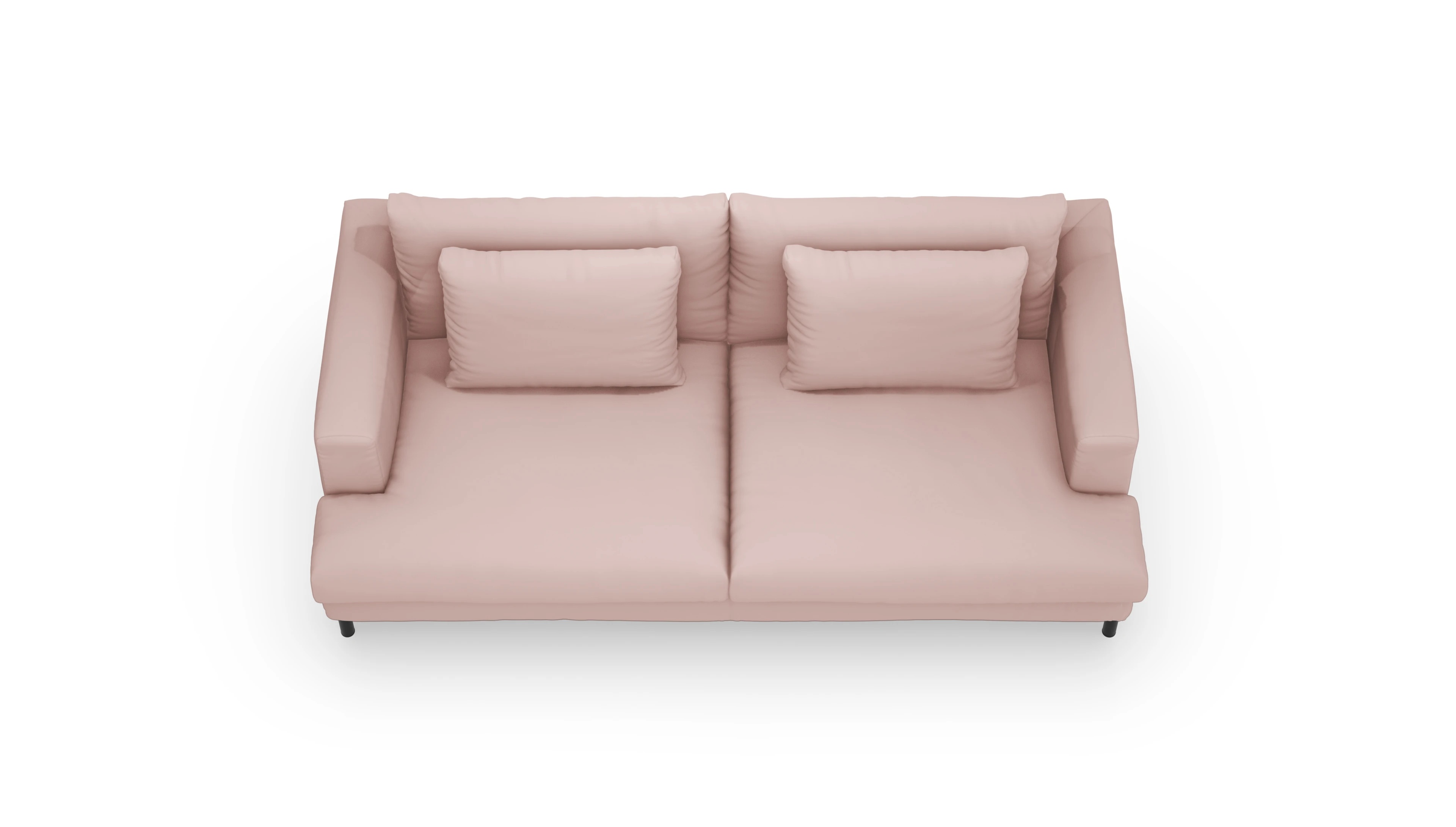 Ansicht des Produktes Faro 3-Sitzer in Samt rot