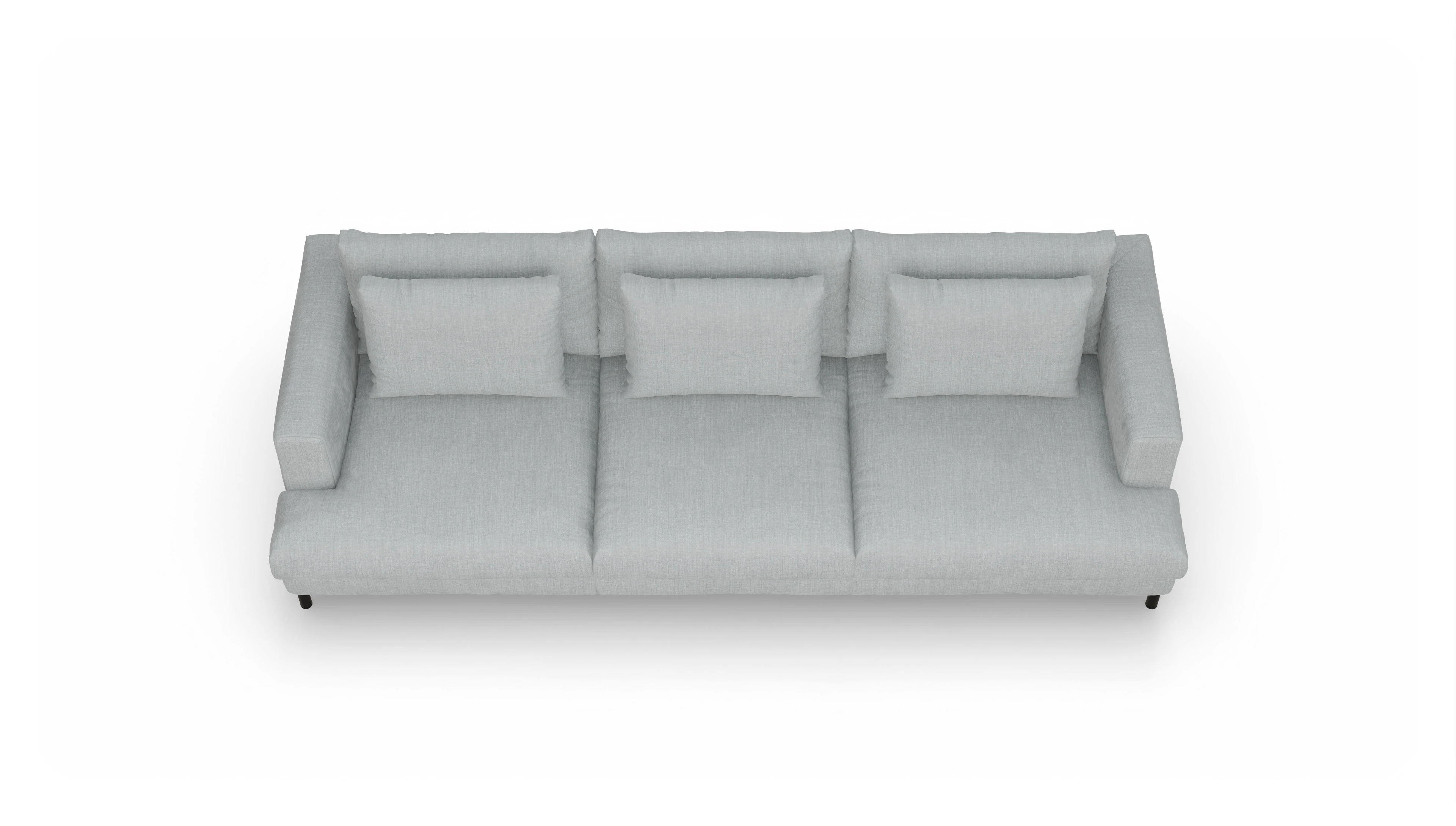 Ansicht des Produktes Faro 4-Sitzer in Stoff grau