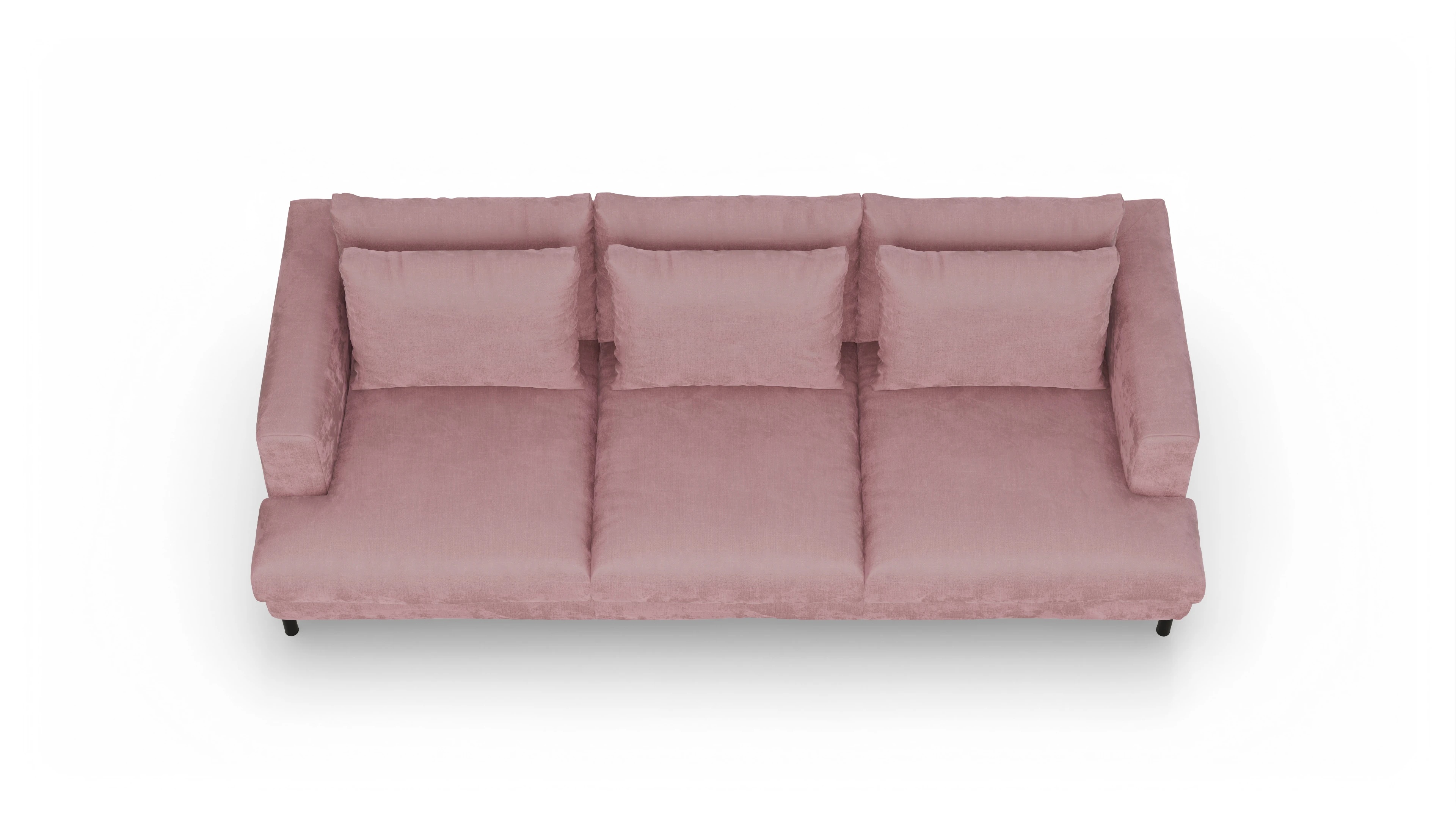 Ansicht des Produktes Faro 3,5-Sitzer in Stoff rot