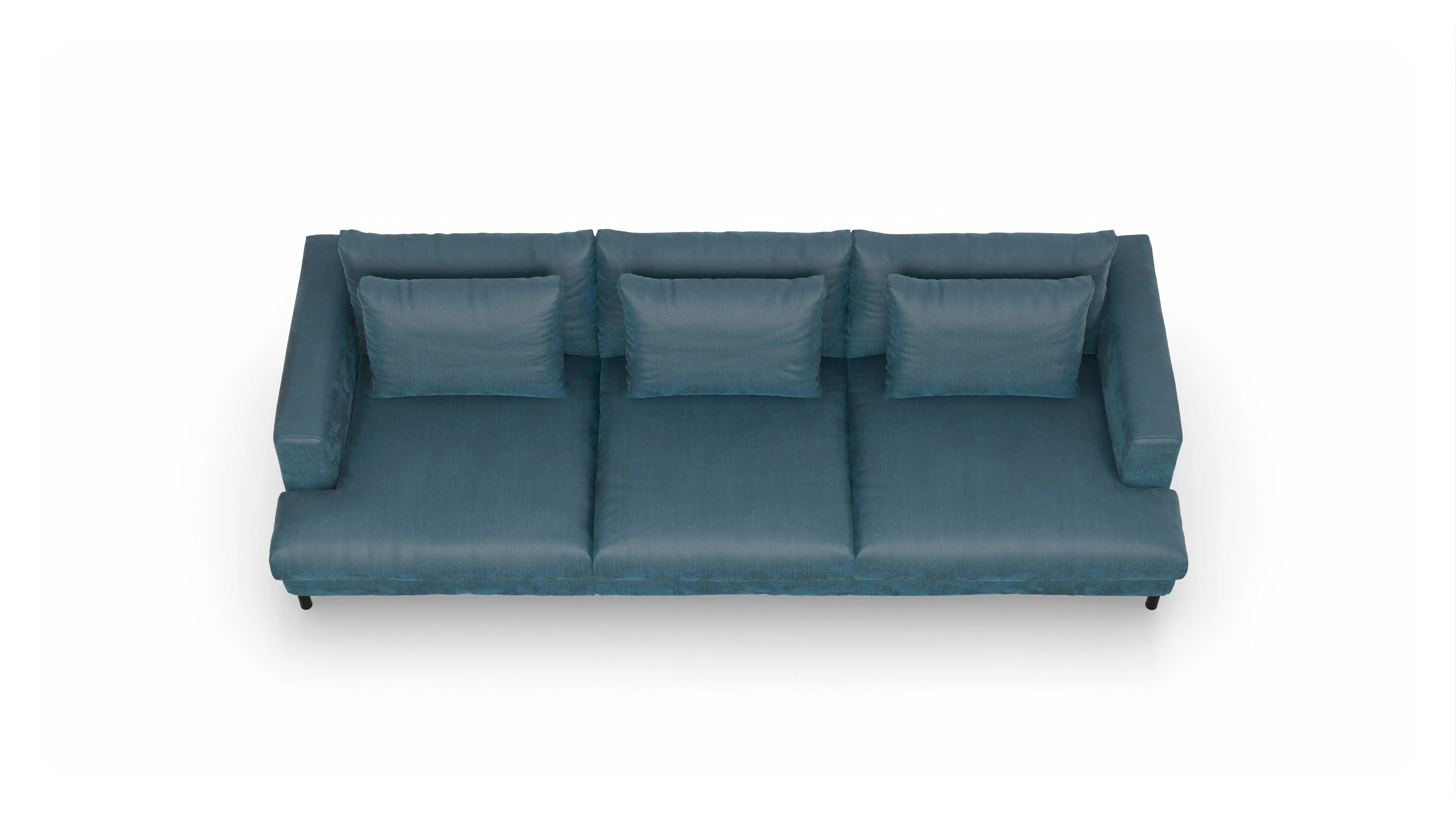 Ansicht des Produktes Faro 4-Sitzer in Stoff blau