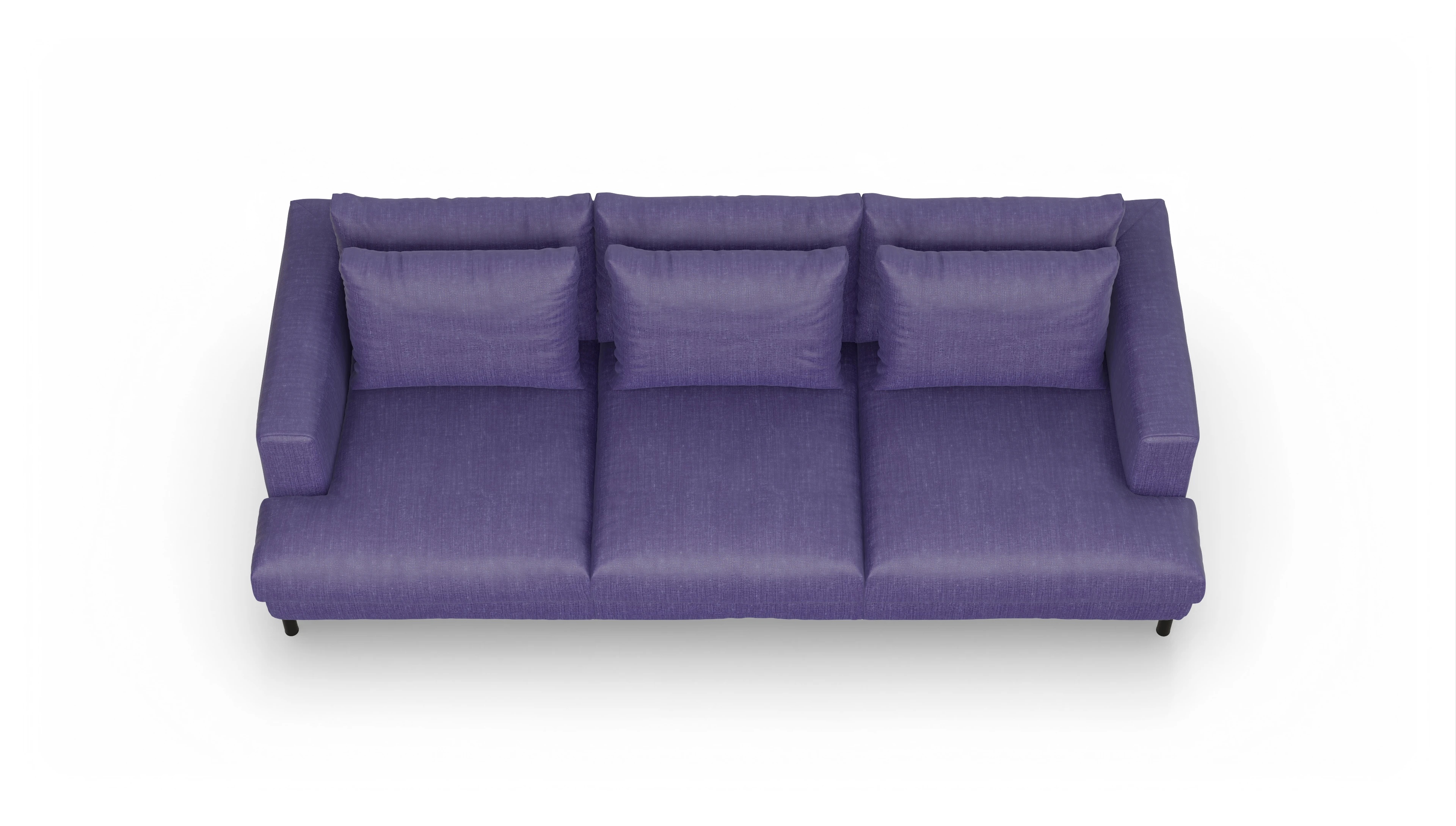 Ansicht des Produktes Faro 3,5-Sitzer in Stoff blau