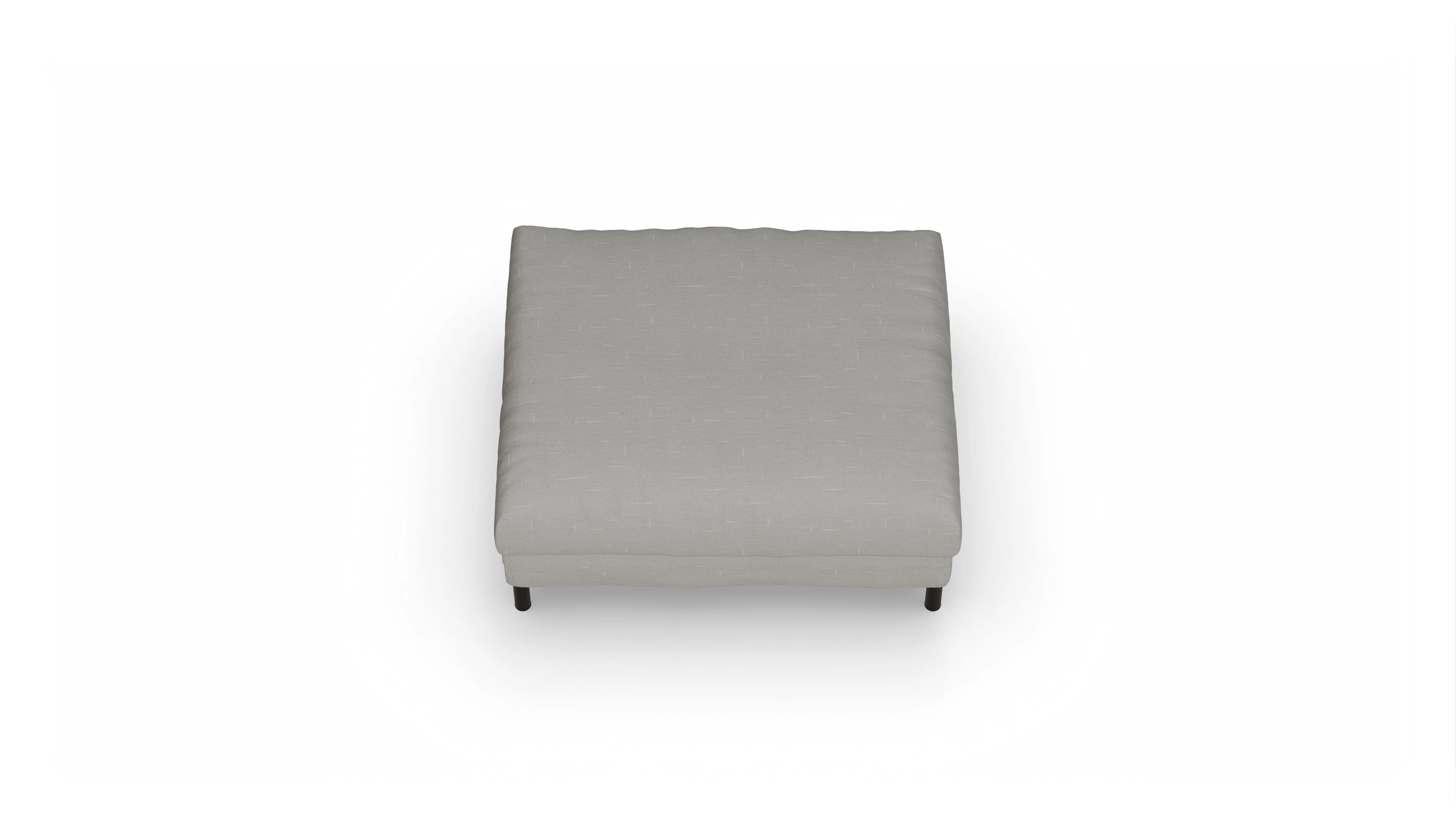 Ansicht des Produktes Faro Hocker in Stoff grau