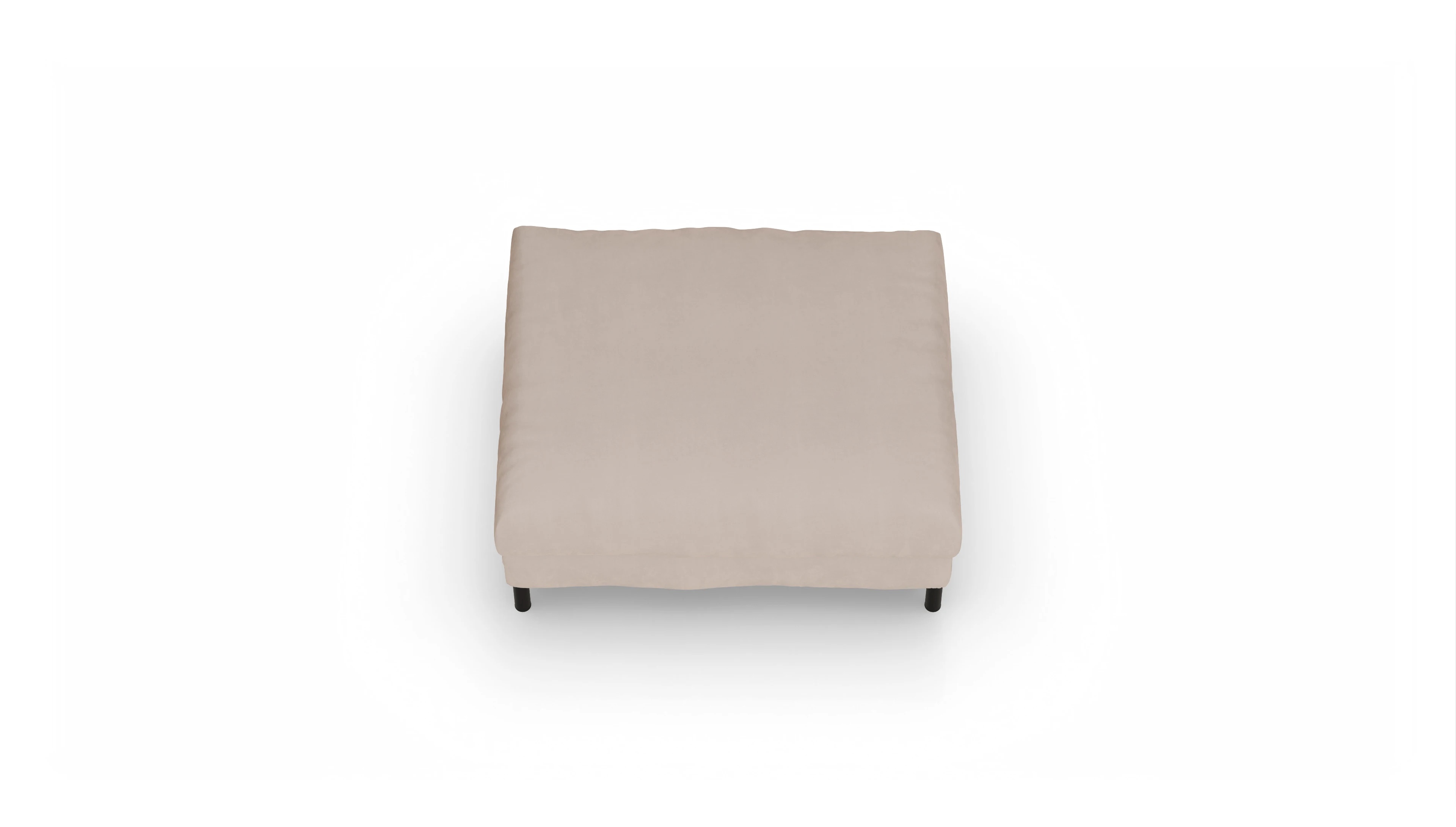 Ansicht des Produktes Faro Hocker in Samt beige