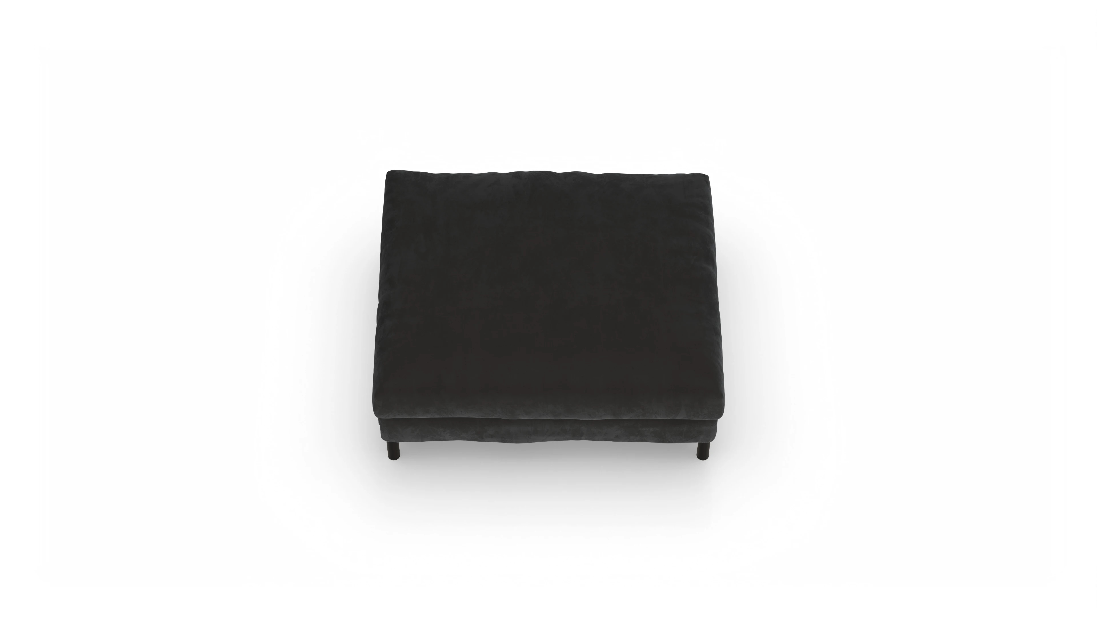 Ansicht des Produktes Faro Hocker in Samt grau