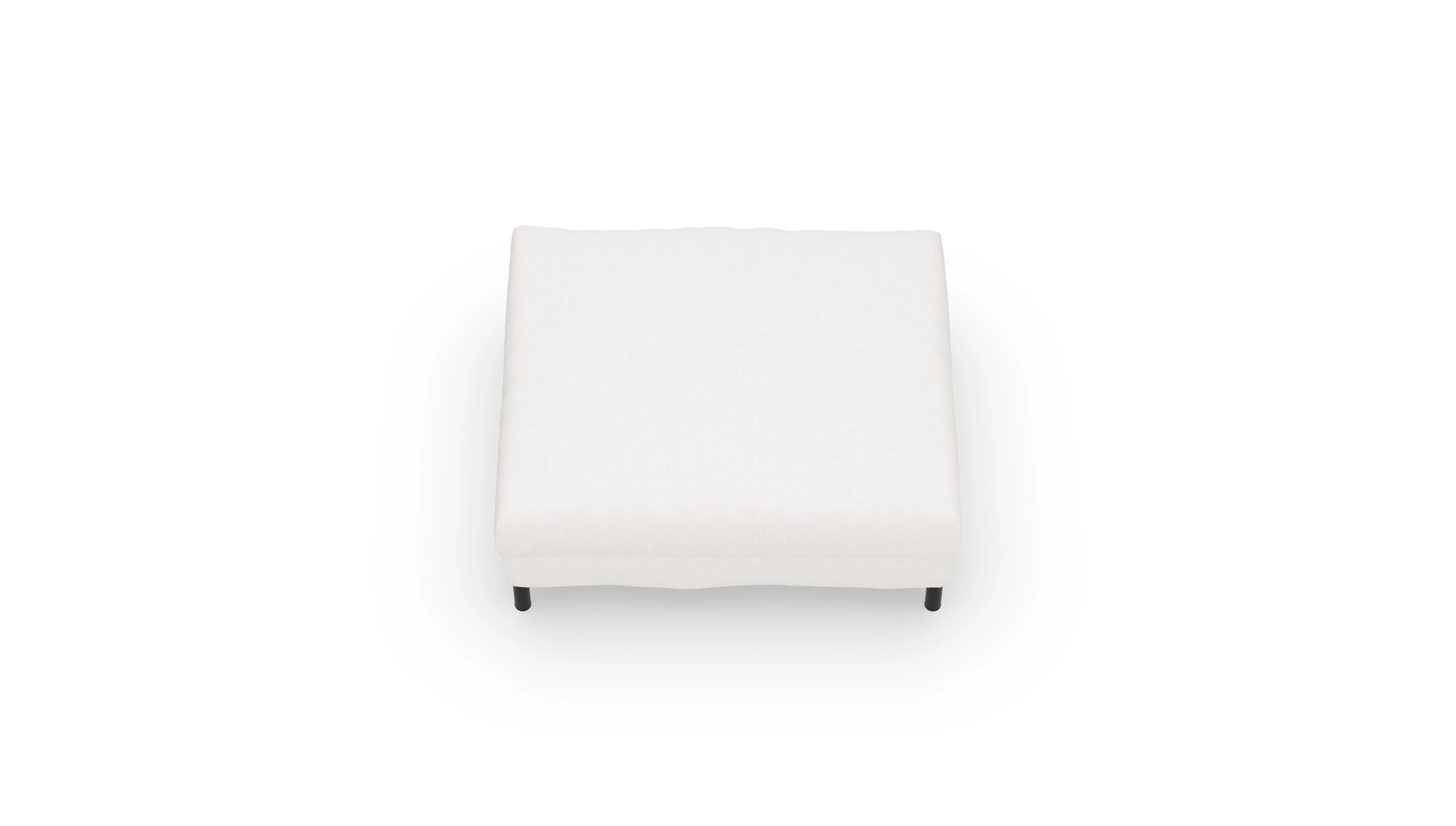 Ansicht des Produktes Faro Hocker in Stoff weiß