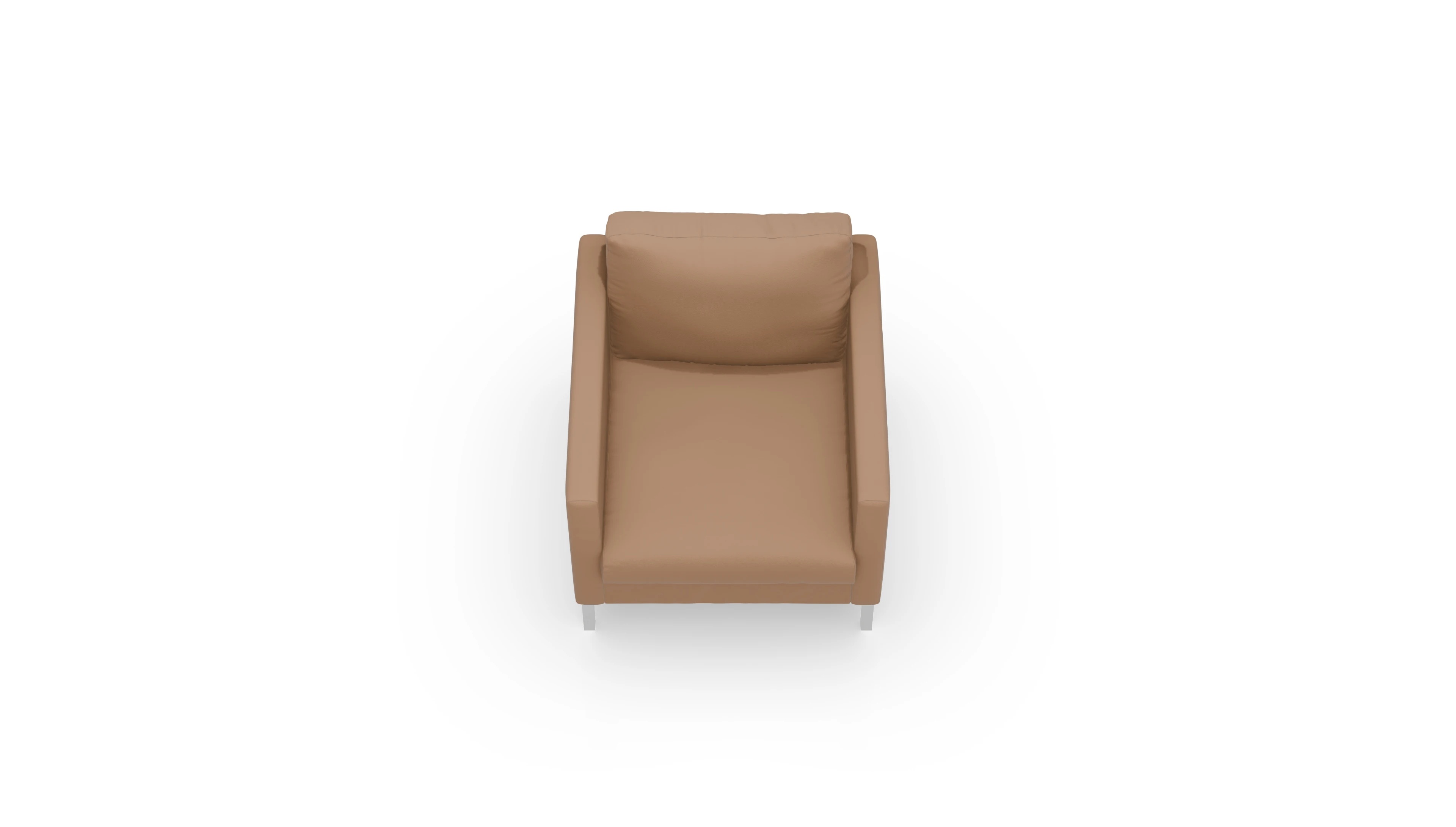 Ansicht des Produktes Jacobsen Sessel in Leder braun