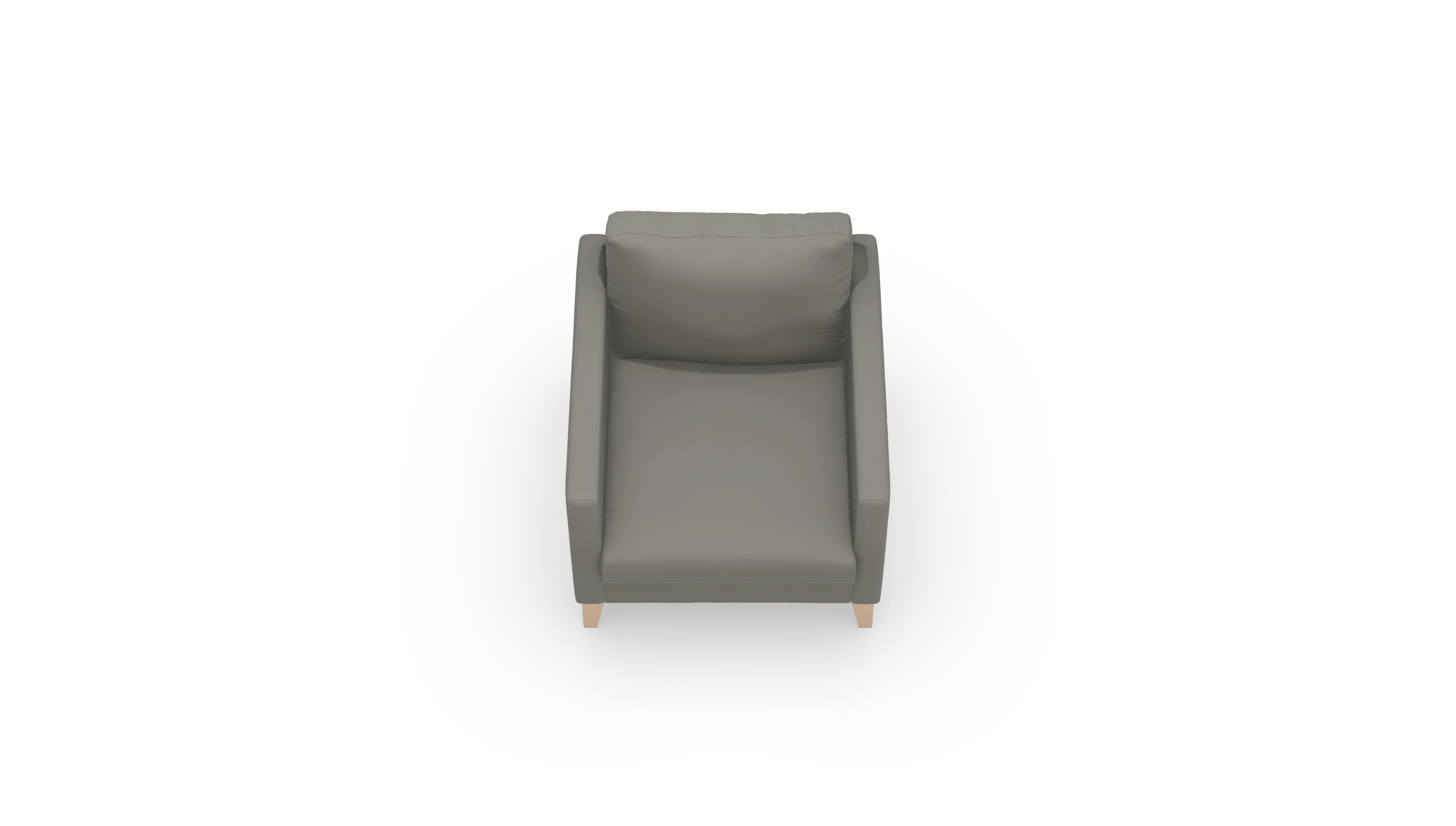 Ledersessel Jensen Leder grau