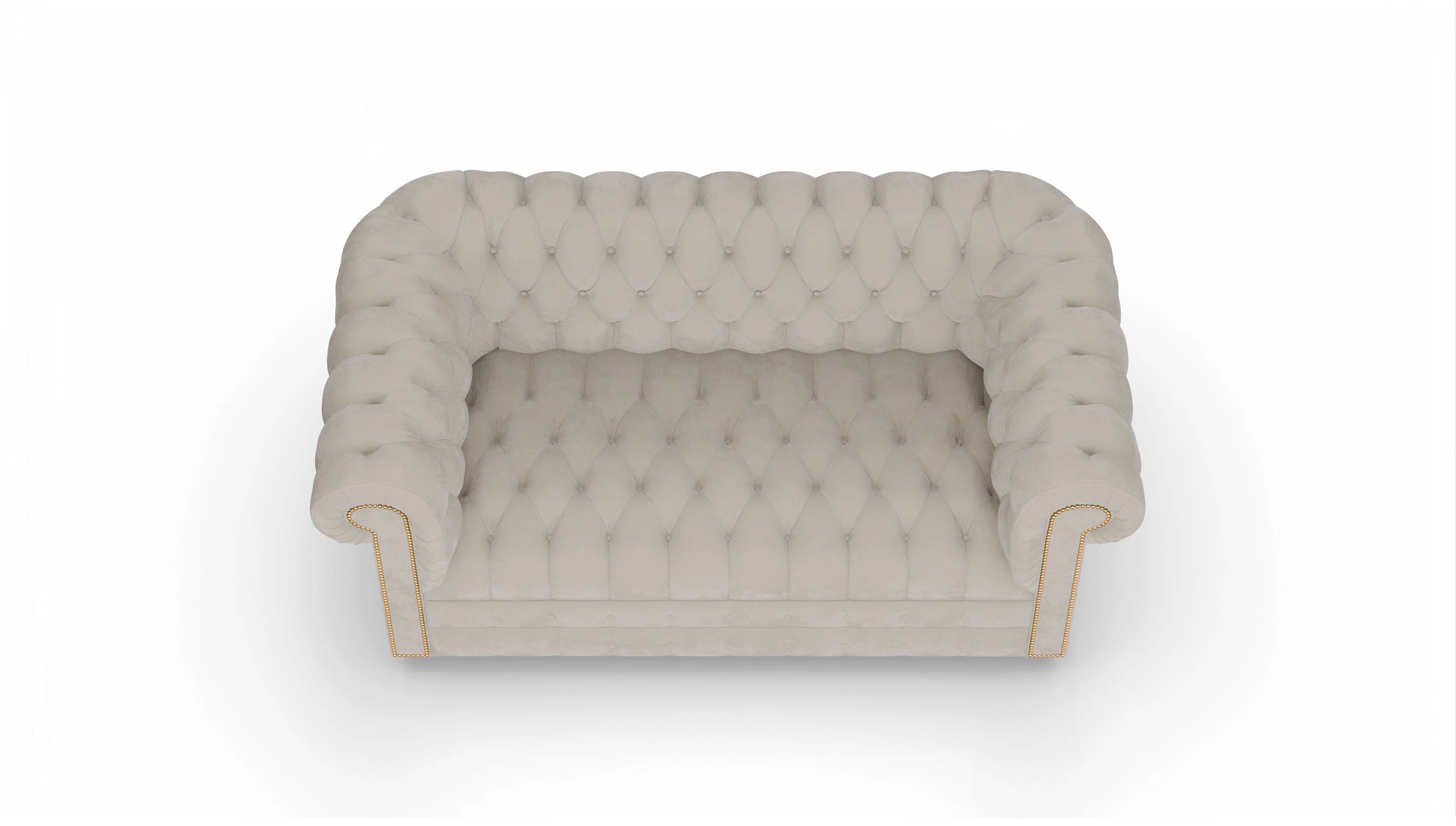 Ansicht des Produktes Osmond 2-Sitzer in Samt beige