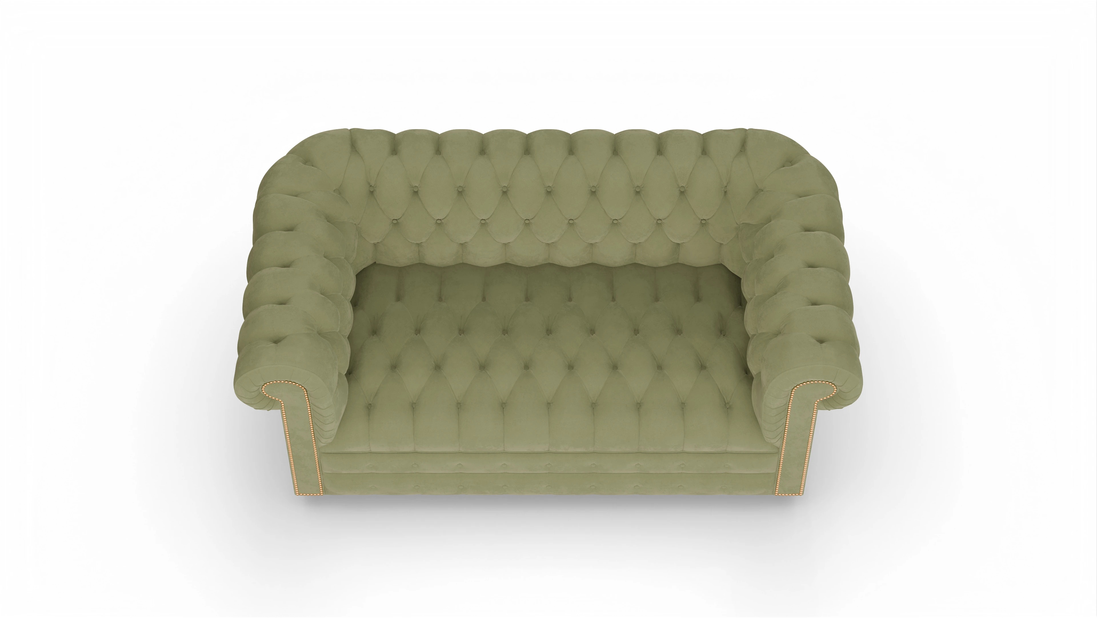 Ansicht des Produktes Osmond 2-Sitzer in Samt grün