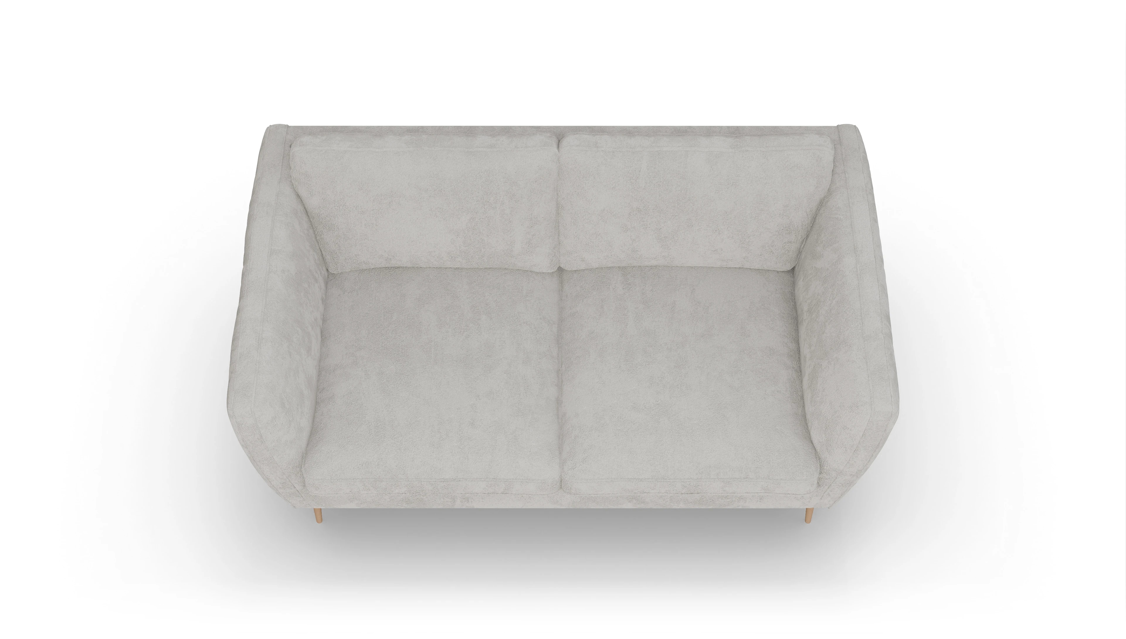 Ansicht des Produktes Karlsen 2-Sitzer in Stoff weiß