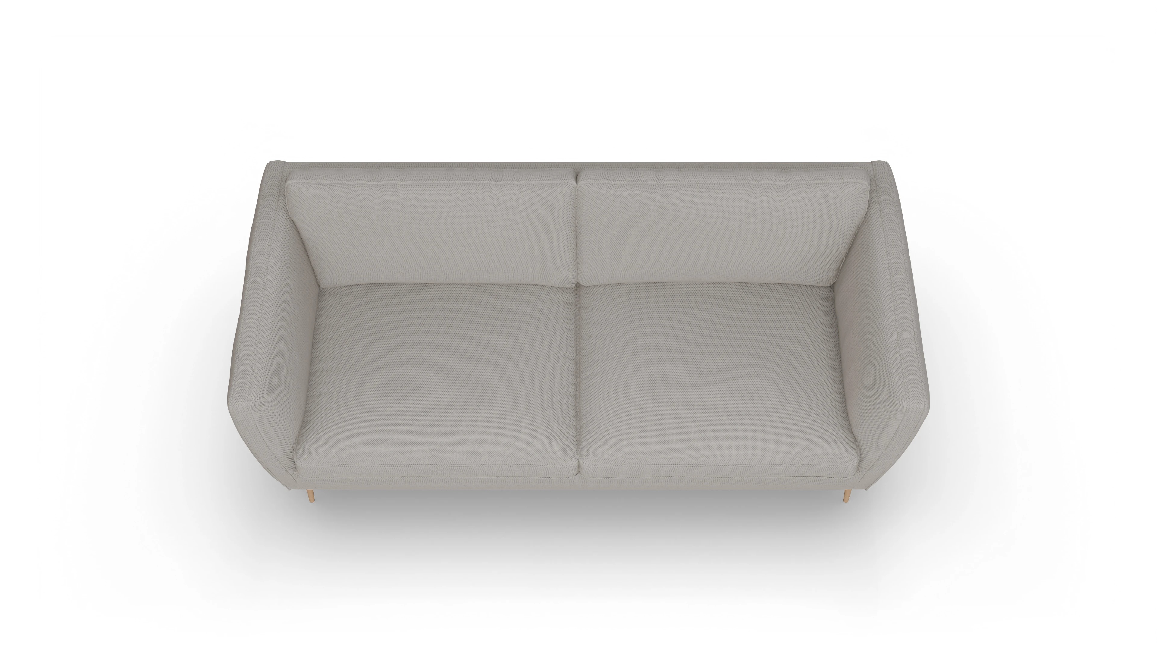 Ansicht des Produktes Karlsen 3-Sitzer in Stoff weiß