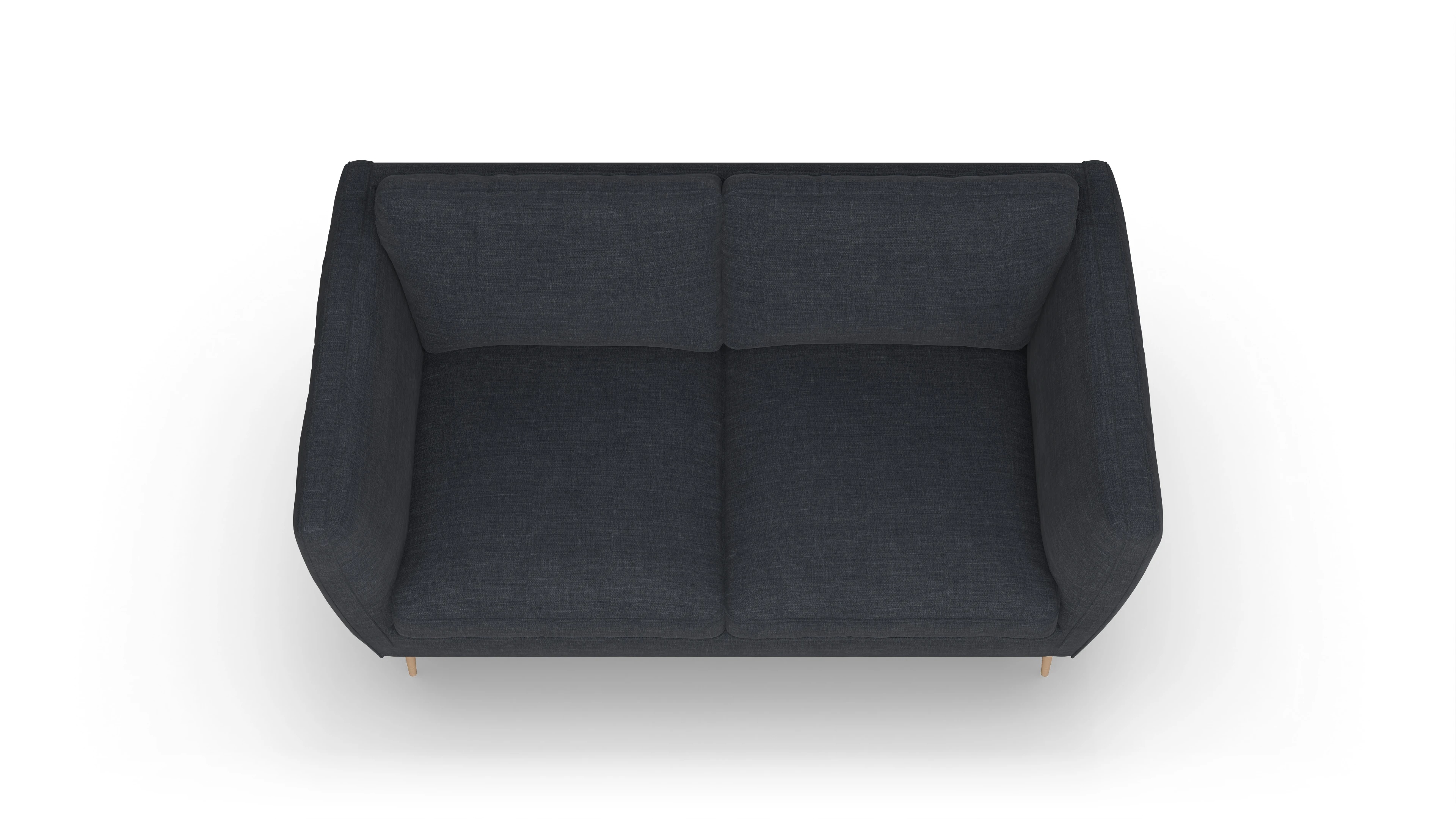 Ansicht des Produktes Karlsen 2-Sitzer in Stoff blau