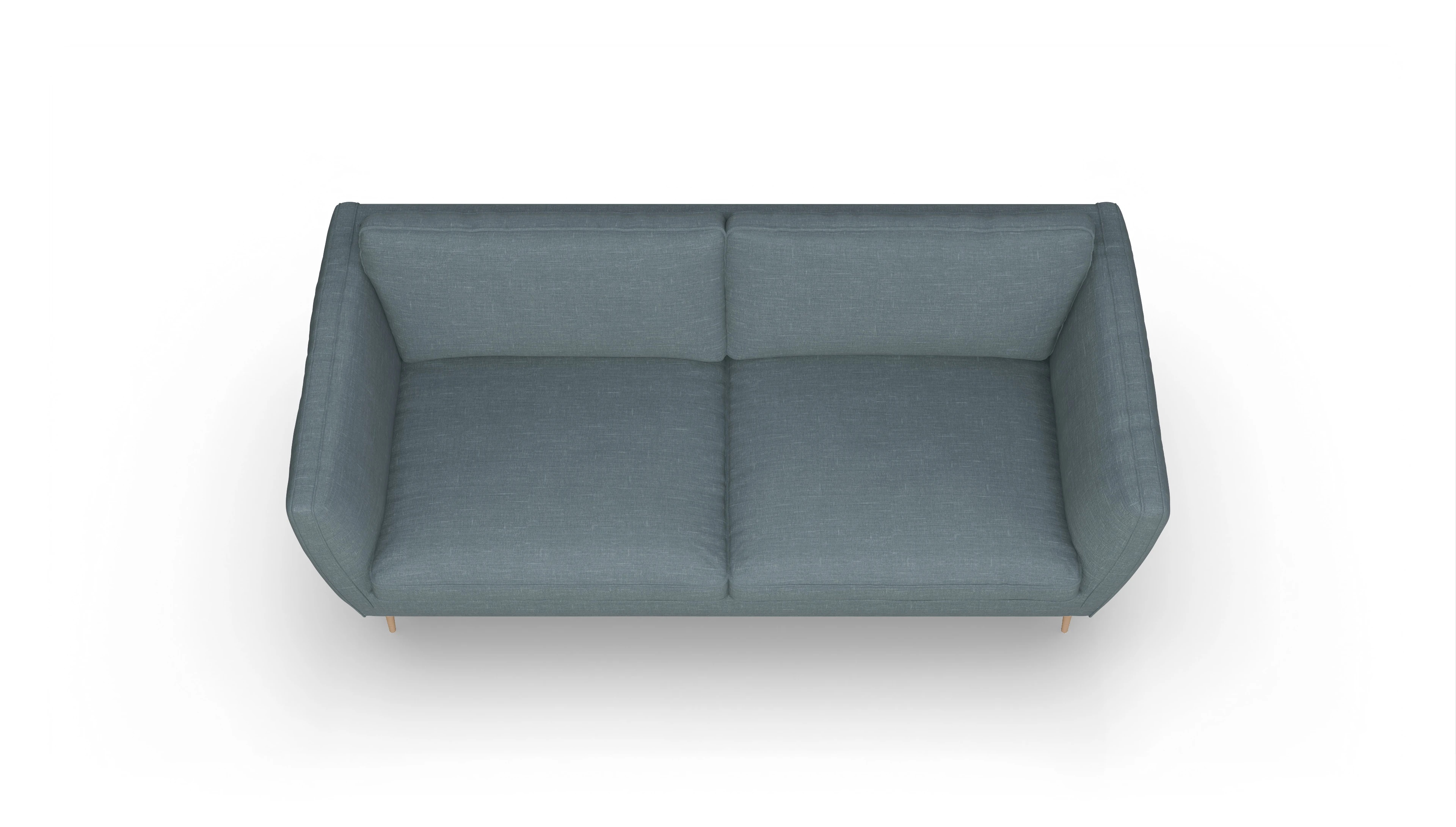 Ansicht des Produktes Karlsen 3-Sitzer in Stoff blau