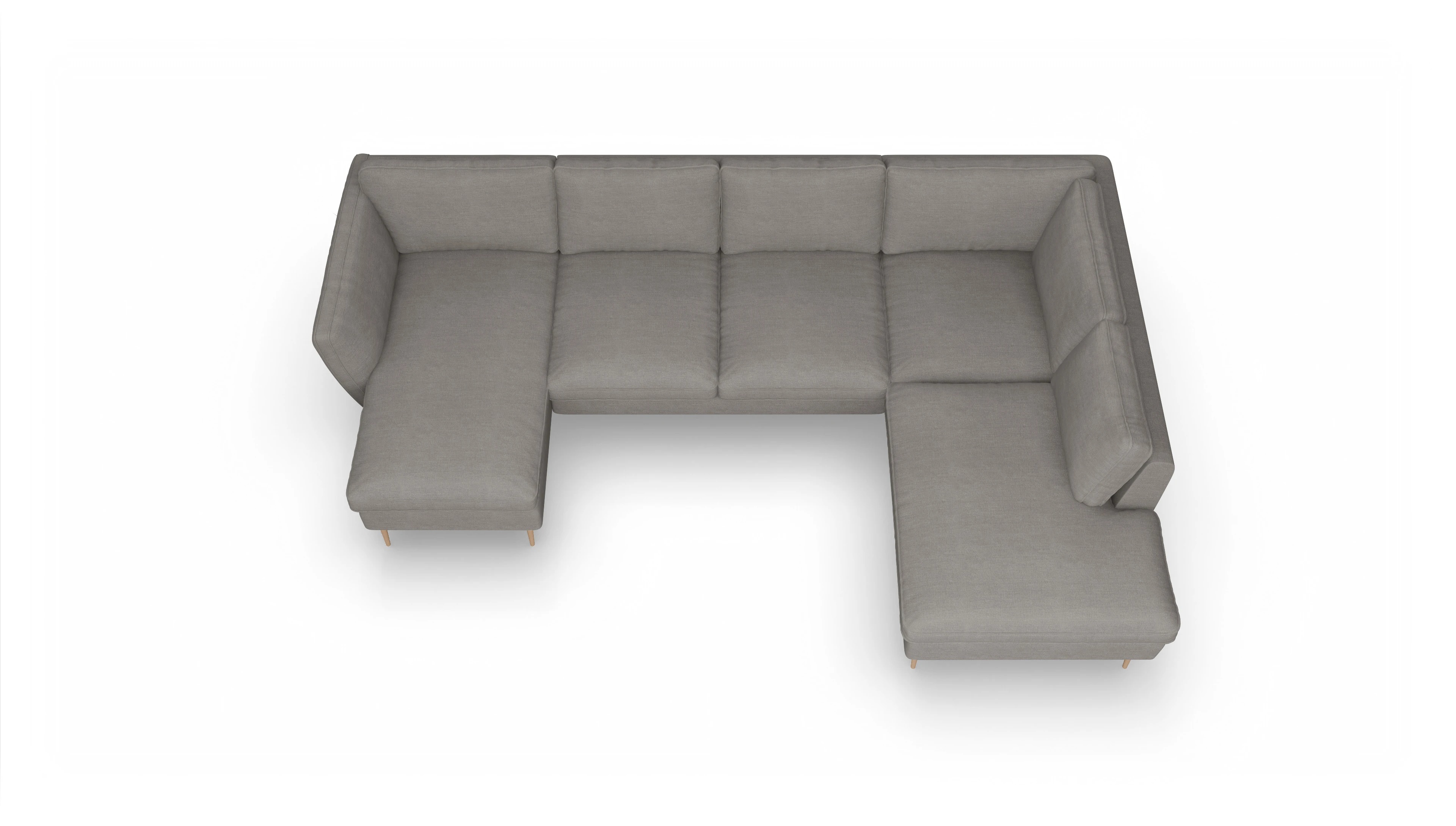 Ansicht des Produktes Karlsen Ecksofa Rechts in Stoff beige