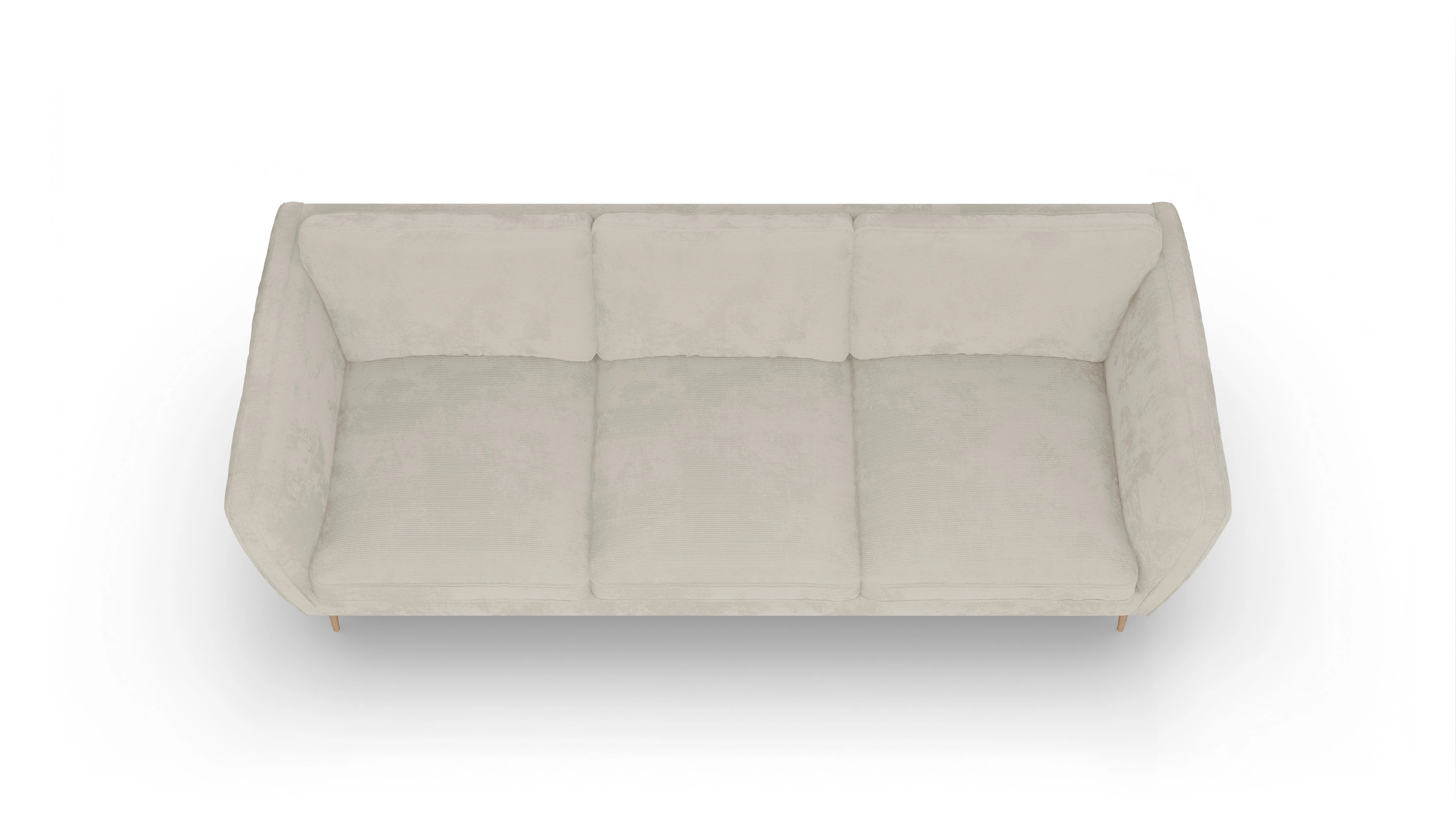 Ansicht des Produktes Karlsen 4-Sitzer in Cord weiß