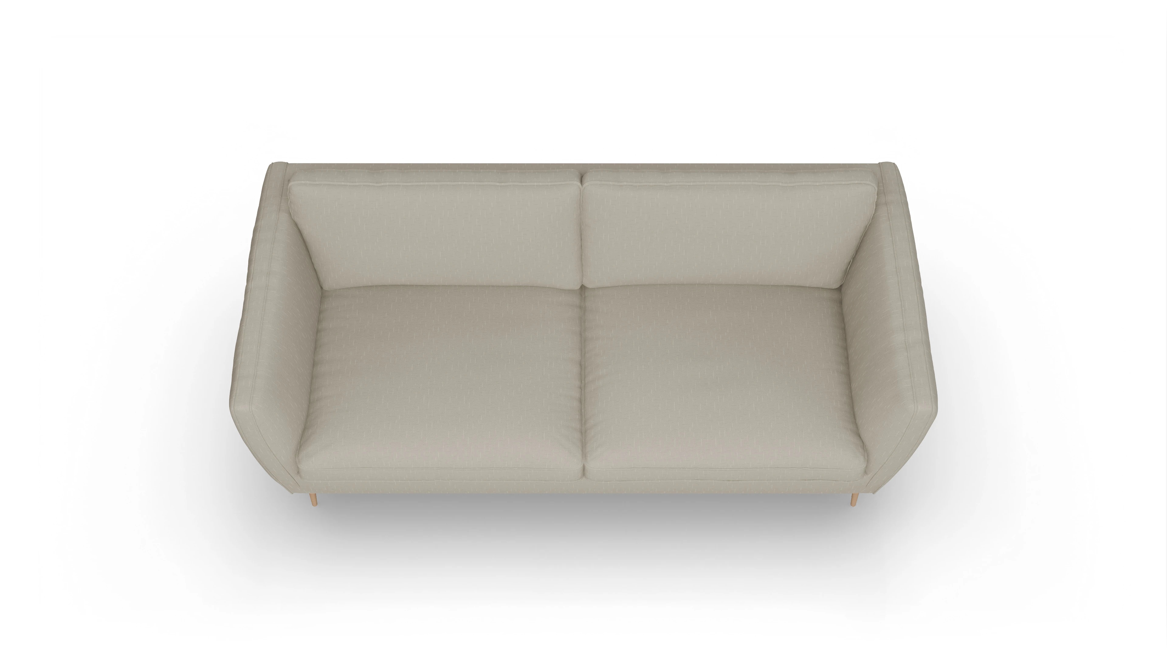 Ansicht des Produktes Karlsen 3-Sitzer in Stoff weiß