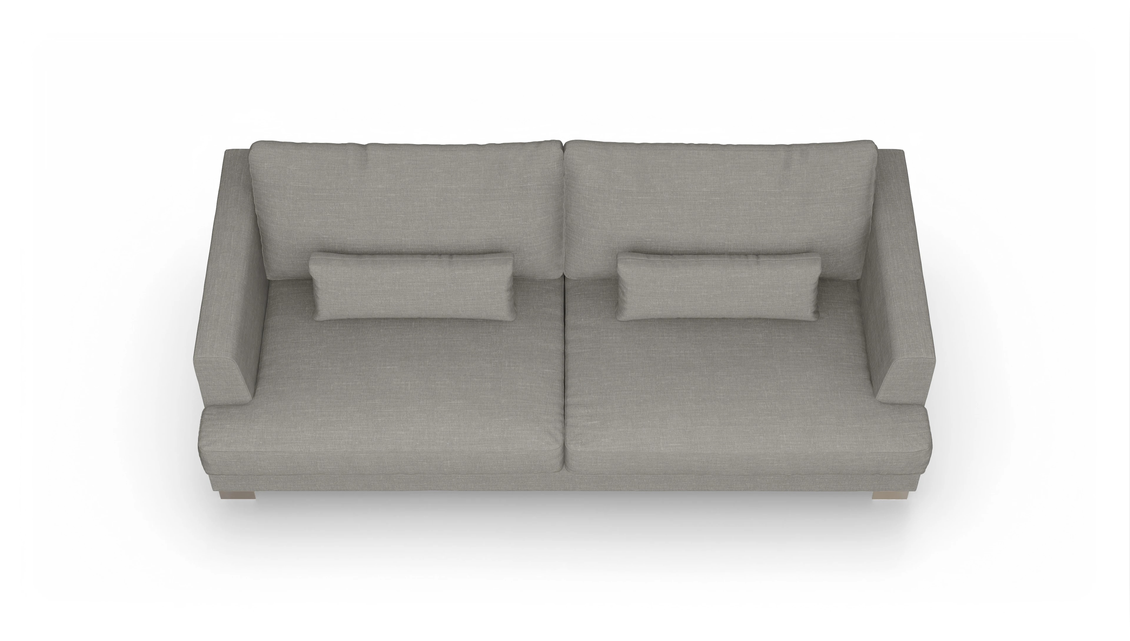 Ansicht des Produktes Odense 3-Sitzer in Stoff grau