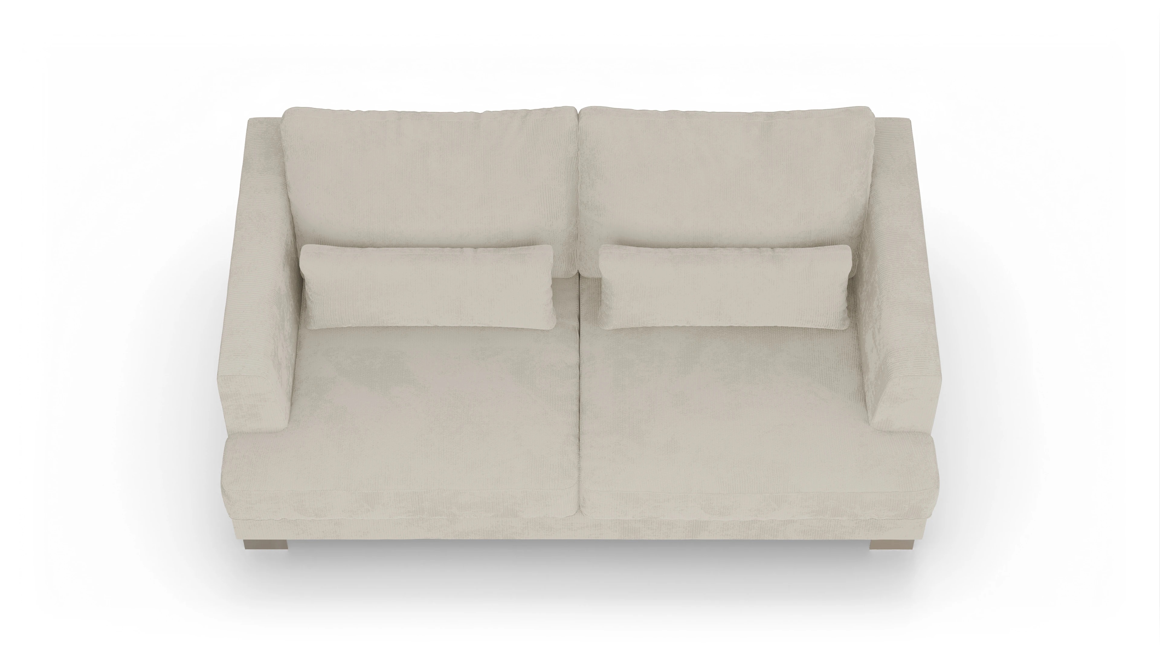 Ansicht des Produktes Odense 2-Sitzer in Cord weiß