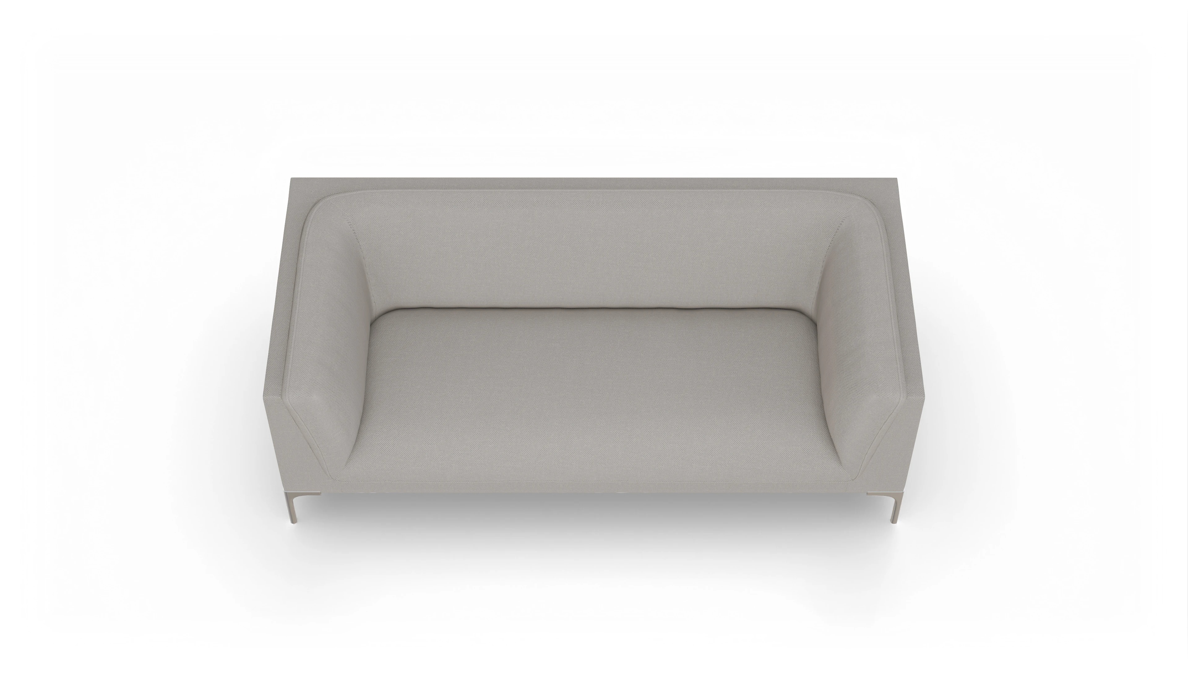 Ansicht des Produktes Martinsen 3-Sitzer in Stoff weiß