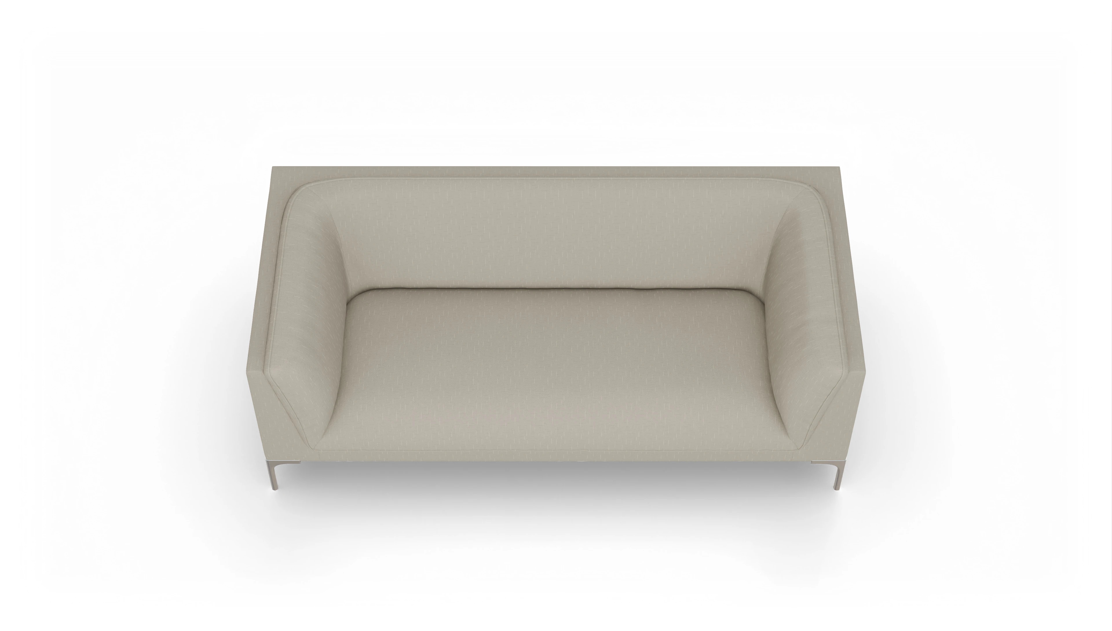 Ansicht des Produktes Martinsen 3-Sitzer in Stoff weiß