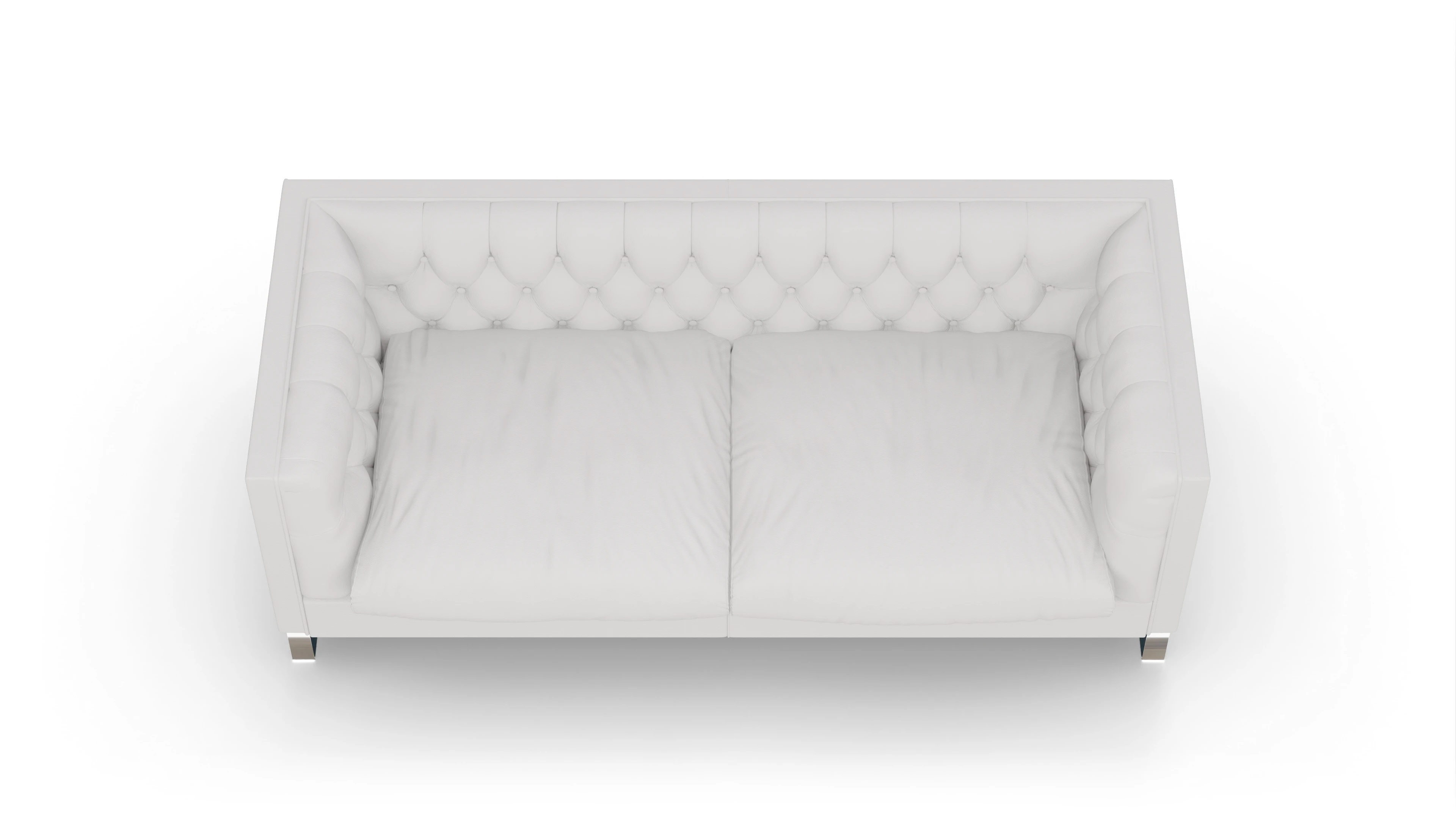 Ansicht des Produktes Nexus 2,5-Sitzer in Leder weiß