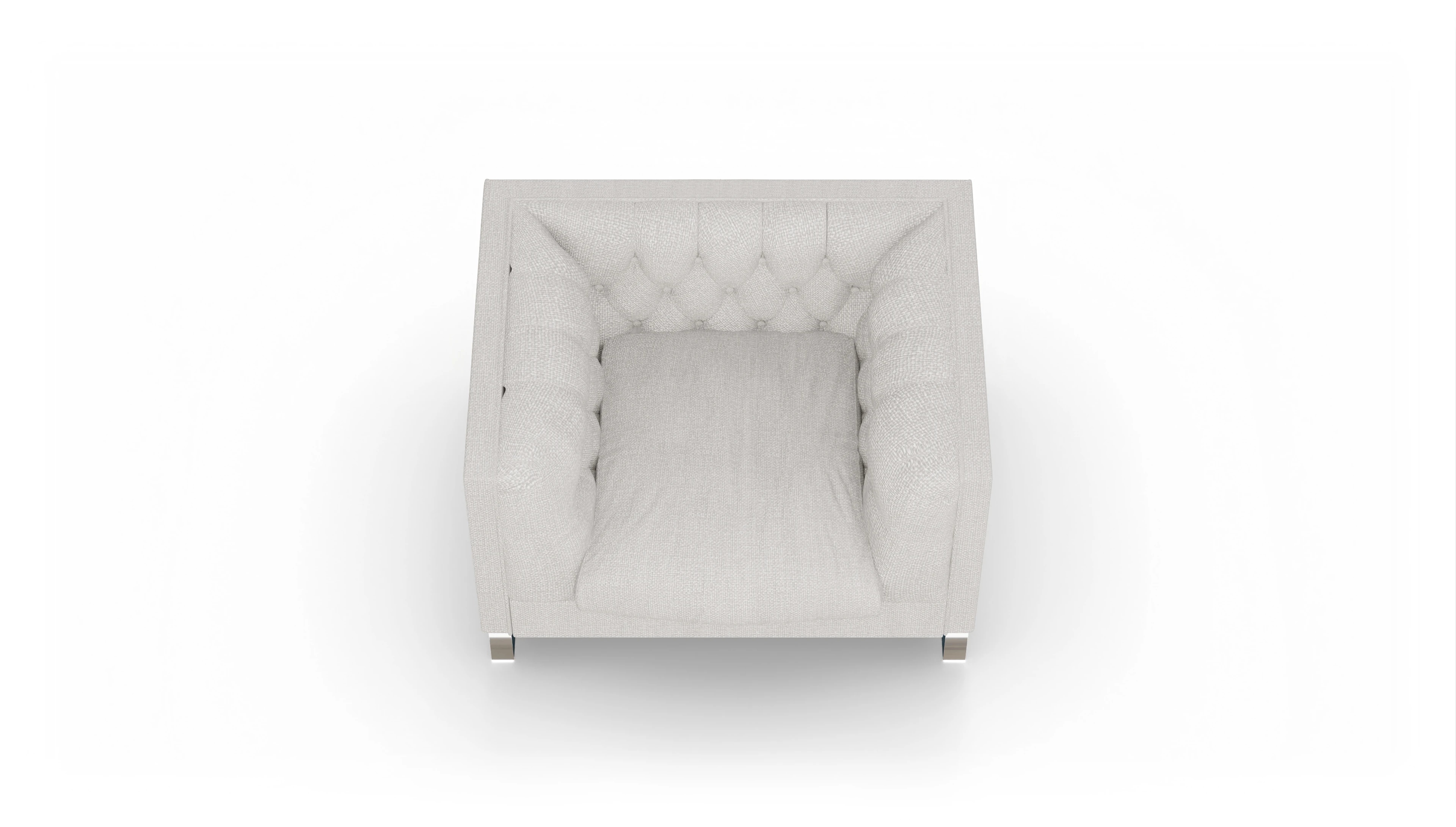 Ansicht des Produktes Nexus Sessel in Stoff weiß