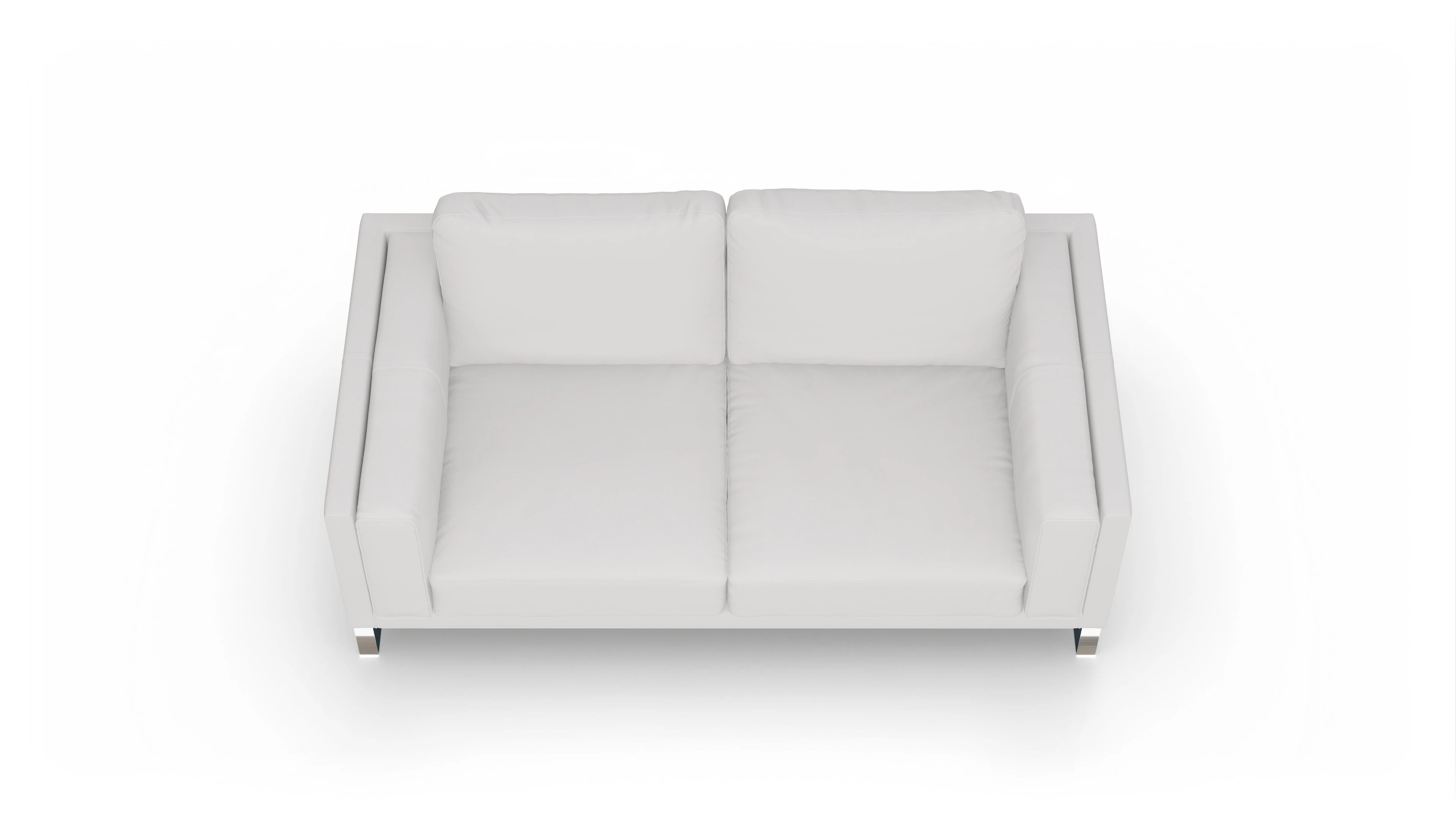 Ansicht des Produktes Cala 2,5-Sitzer in Leder weiß