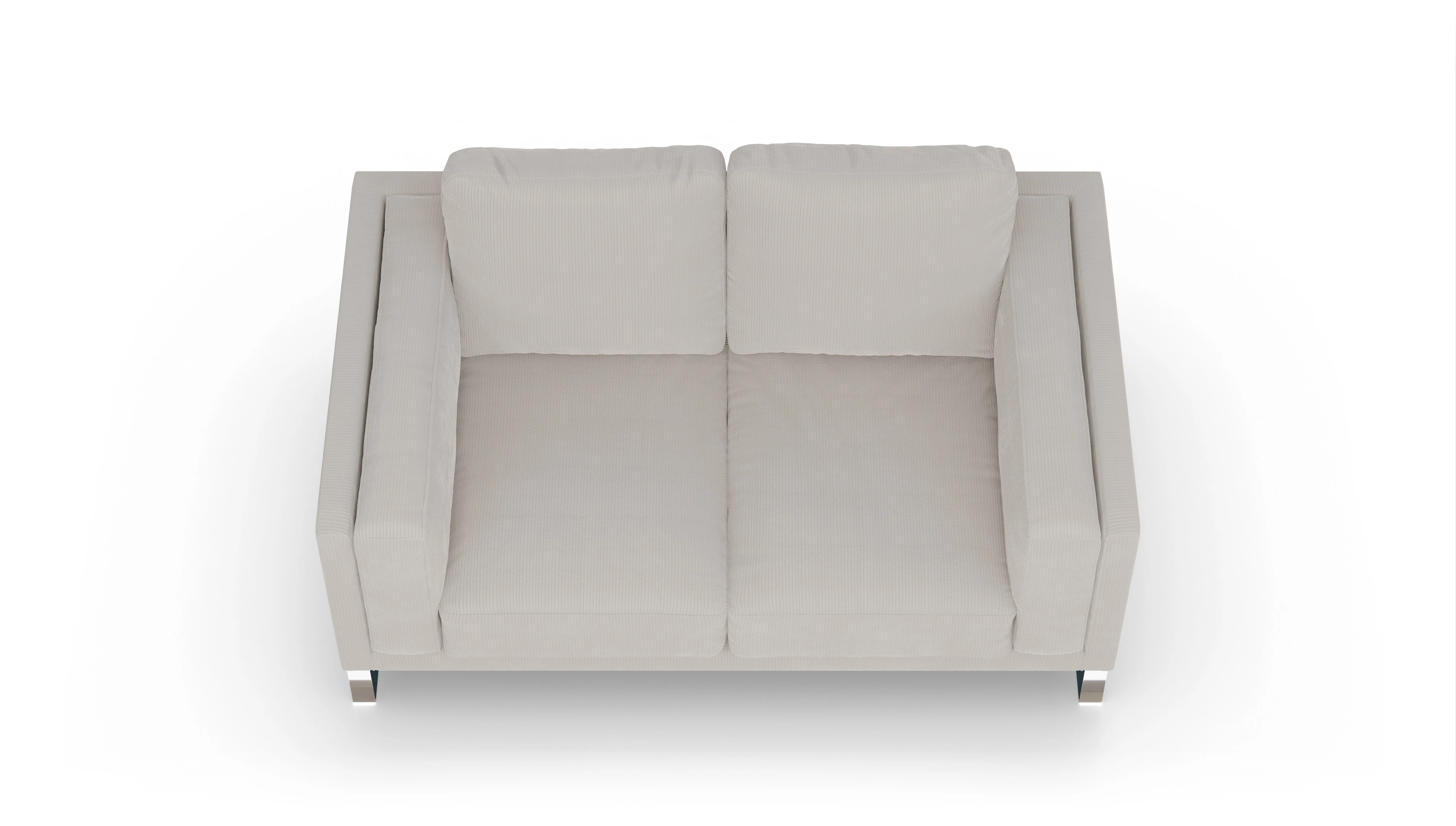 Ansicht des Produktes Cala 2-Sitzer in Cord weiß