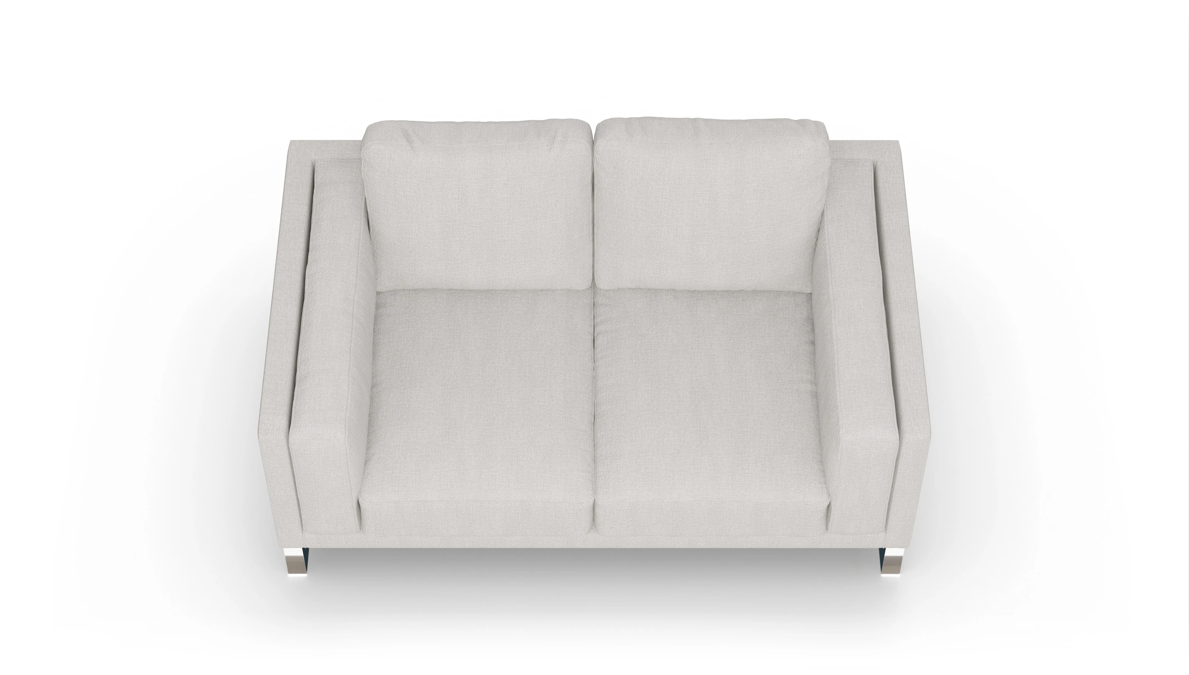 Ansicht des Produktes Cala 2-Sitzer in Stoff weiß