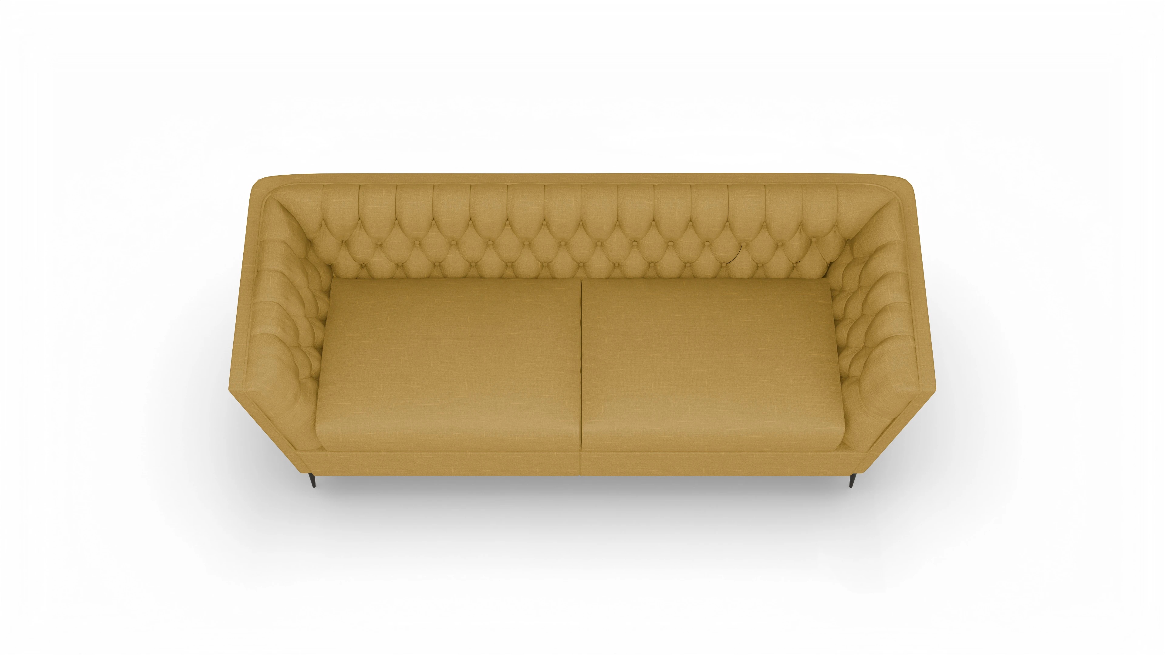 Ansicht des Produktes Neo 2,5-Sitzer in Stoff gelb