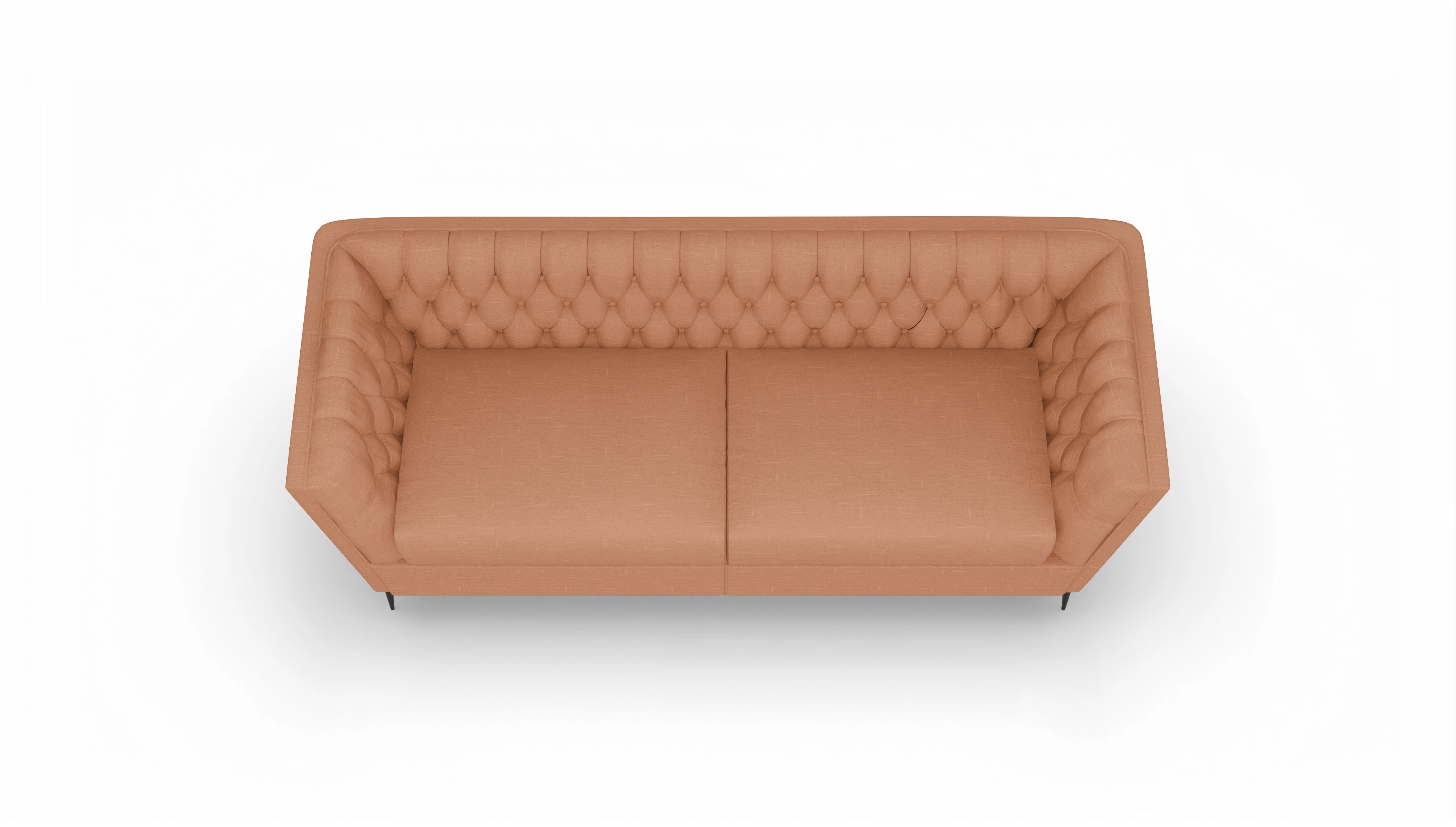 Ansicht des Produktes Neo 2,5-Sitzer in Stoff orange