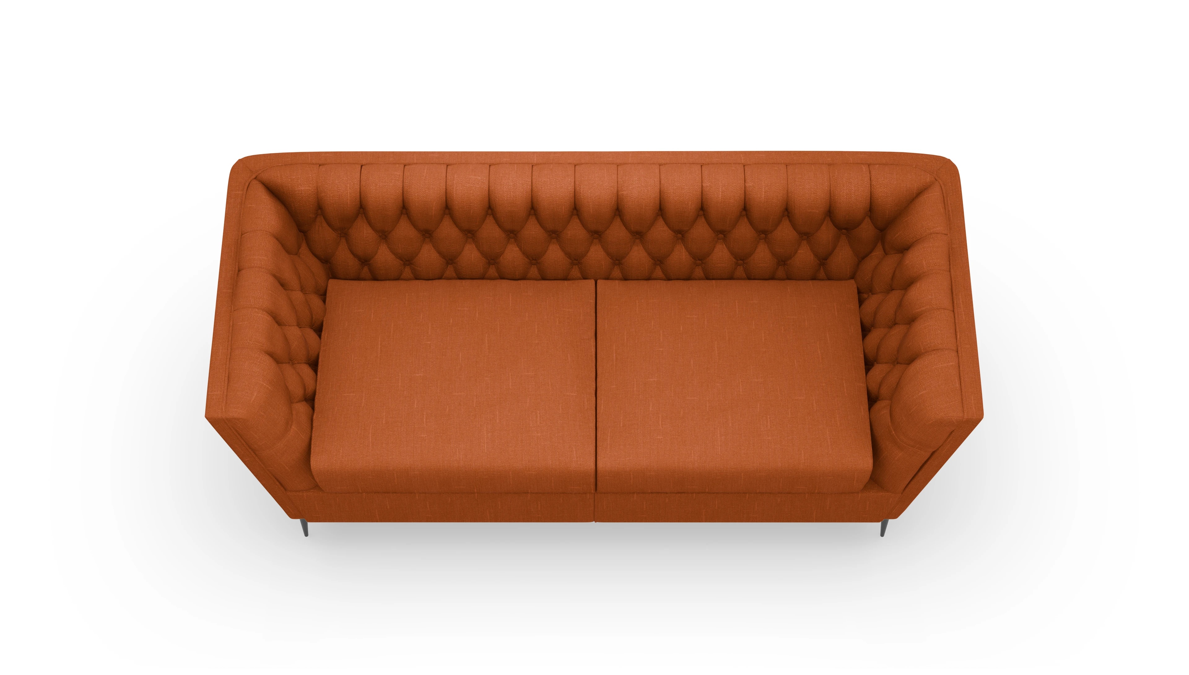 Ansicht des Produktes Neo 2-Sitzer in Stoff orange