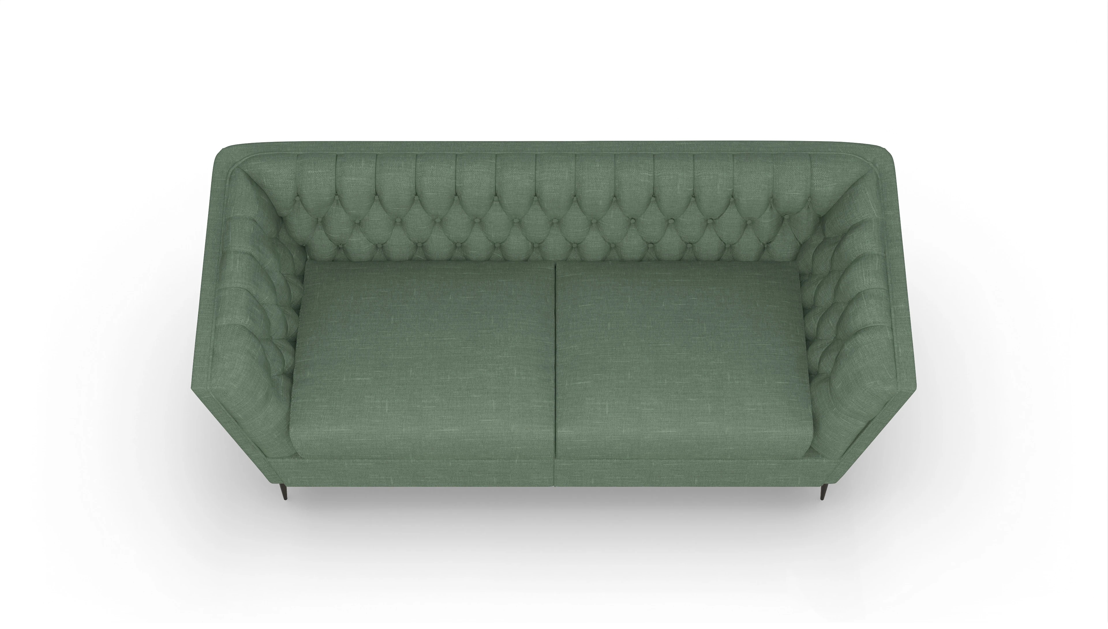 Ansicht des Produktes Neo 2-Sitzer in Stoff grün