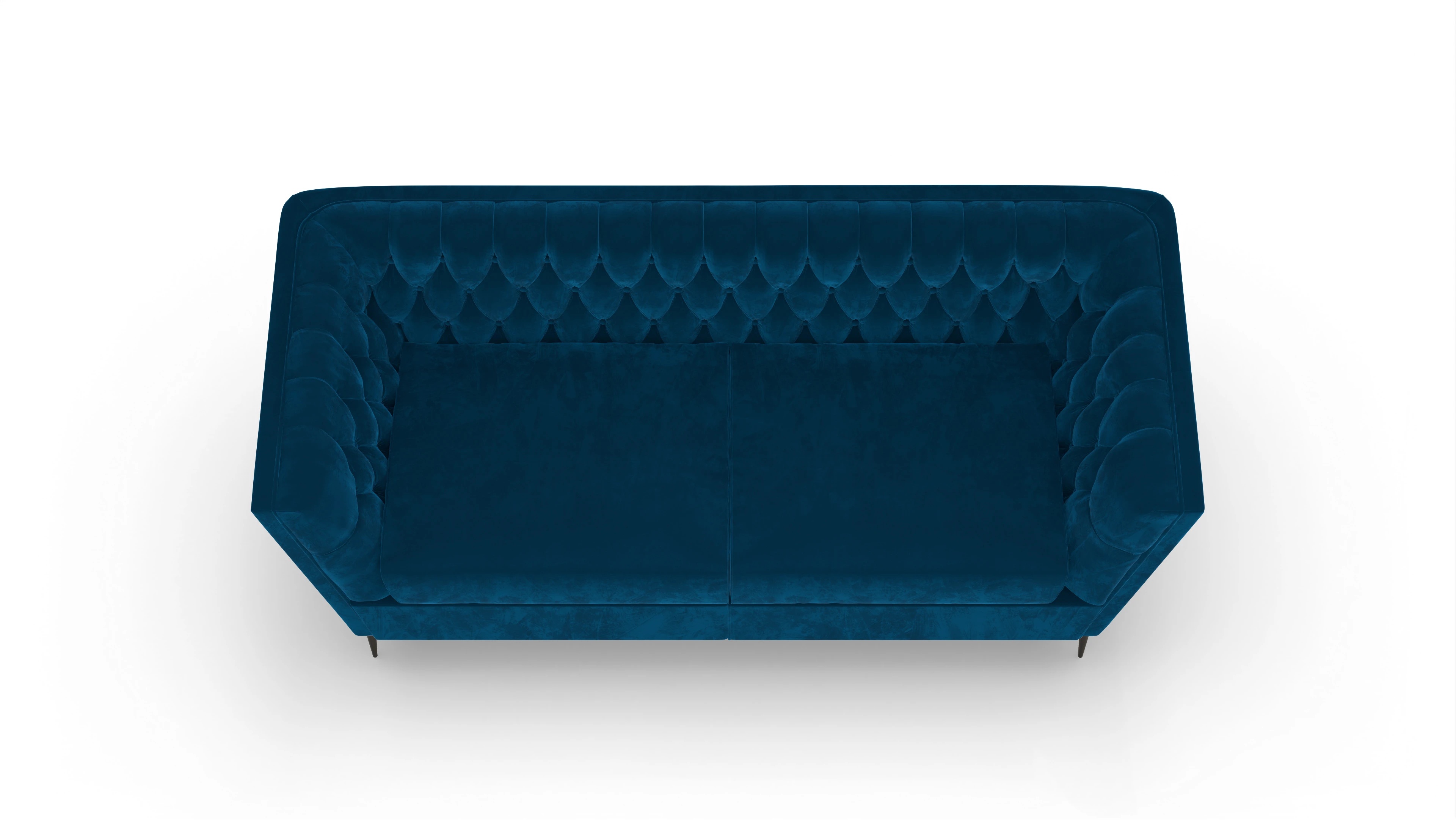 Ansicht des Produktes Neo 2-Sitzer in Samt blau