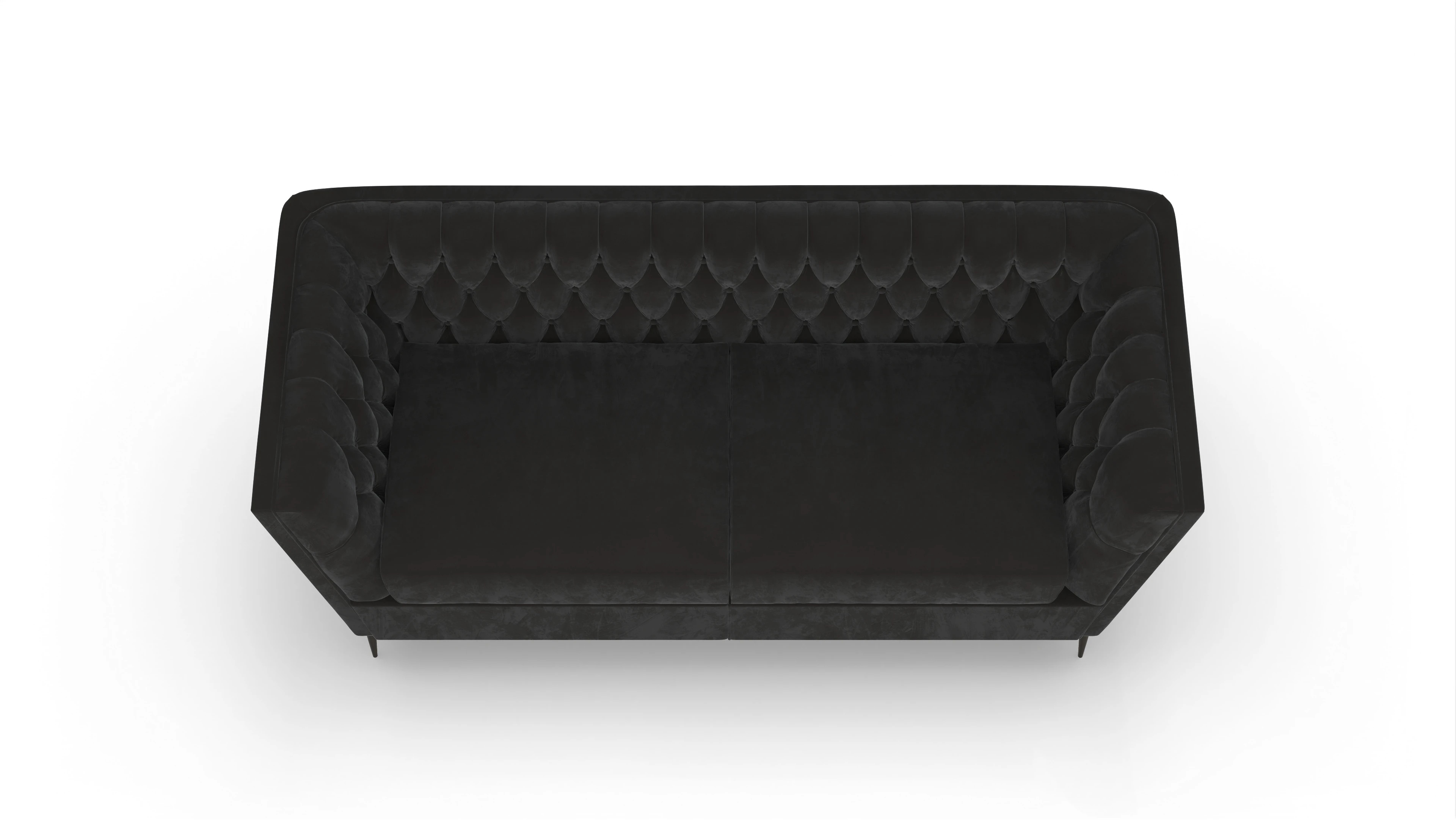 Ansicht des Produktes Neo 2-Sitzer in Samt grau