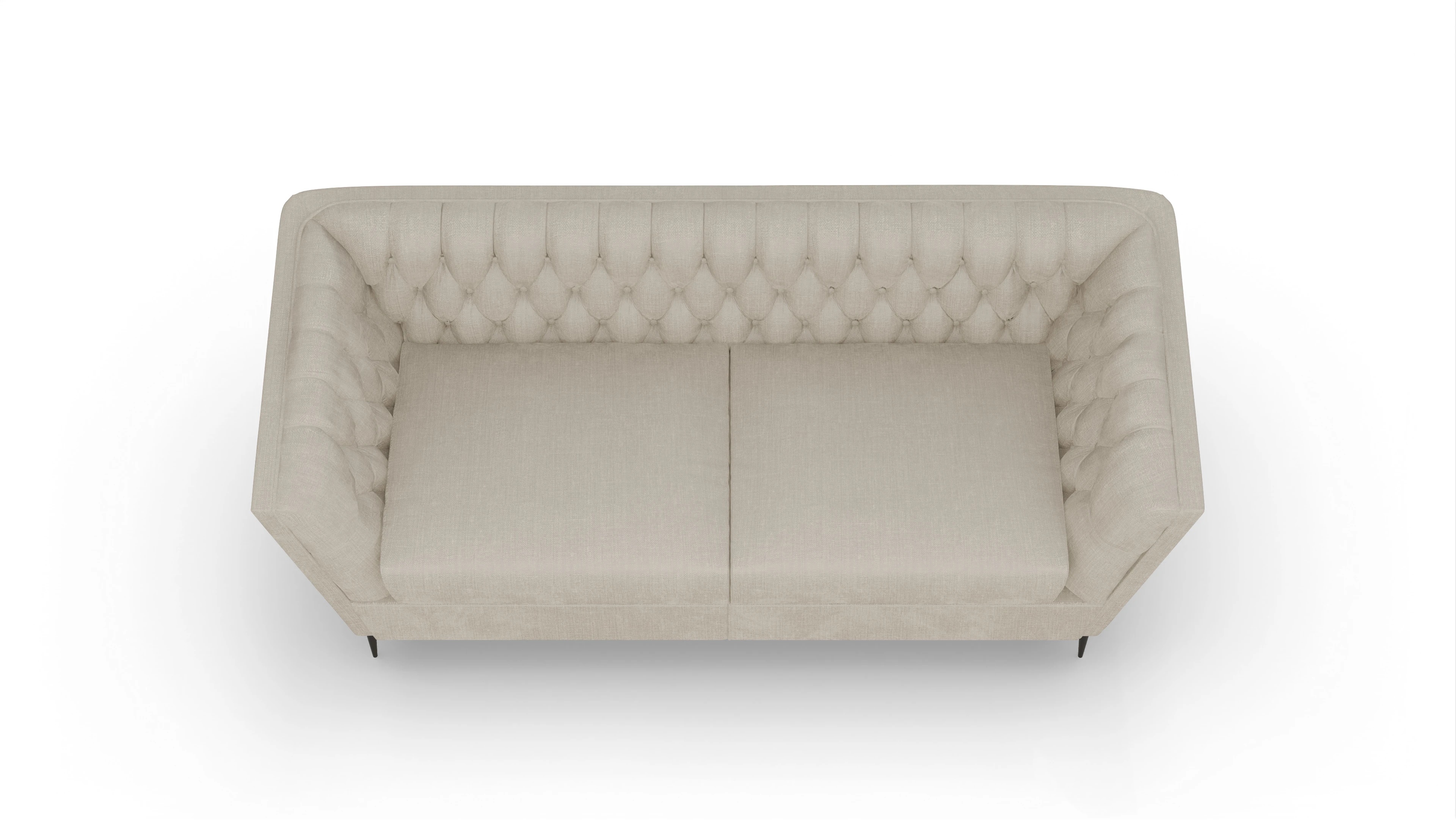 Ansicht des Produktes Neo 2-Sitzer in Stoff beige