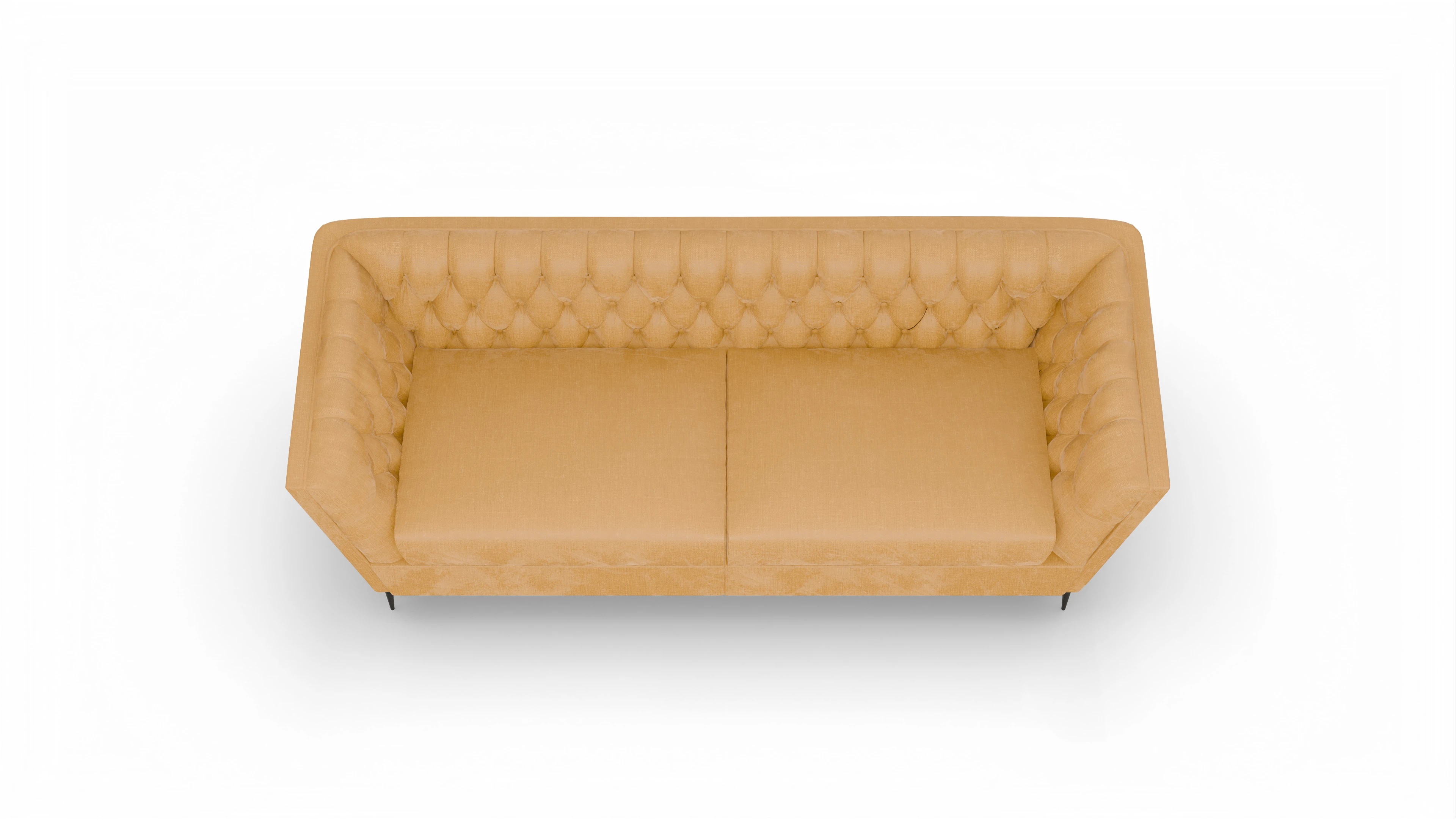 Ansicht des Produktes Neo 2,5-Sitzer in Stoff gelb