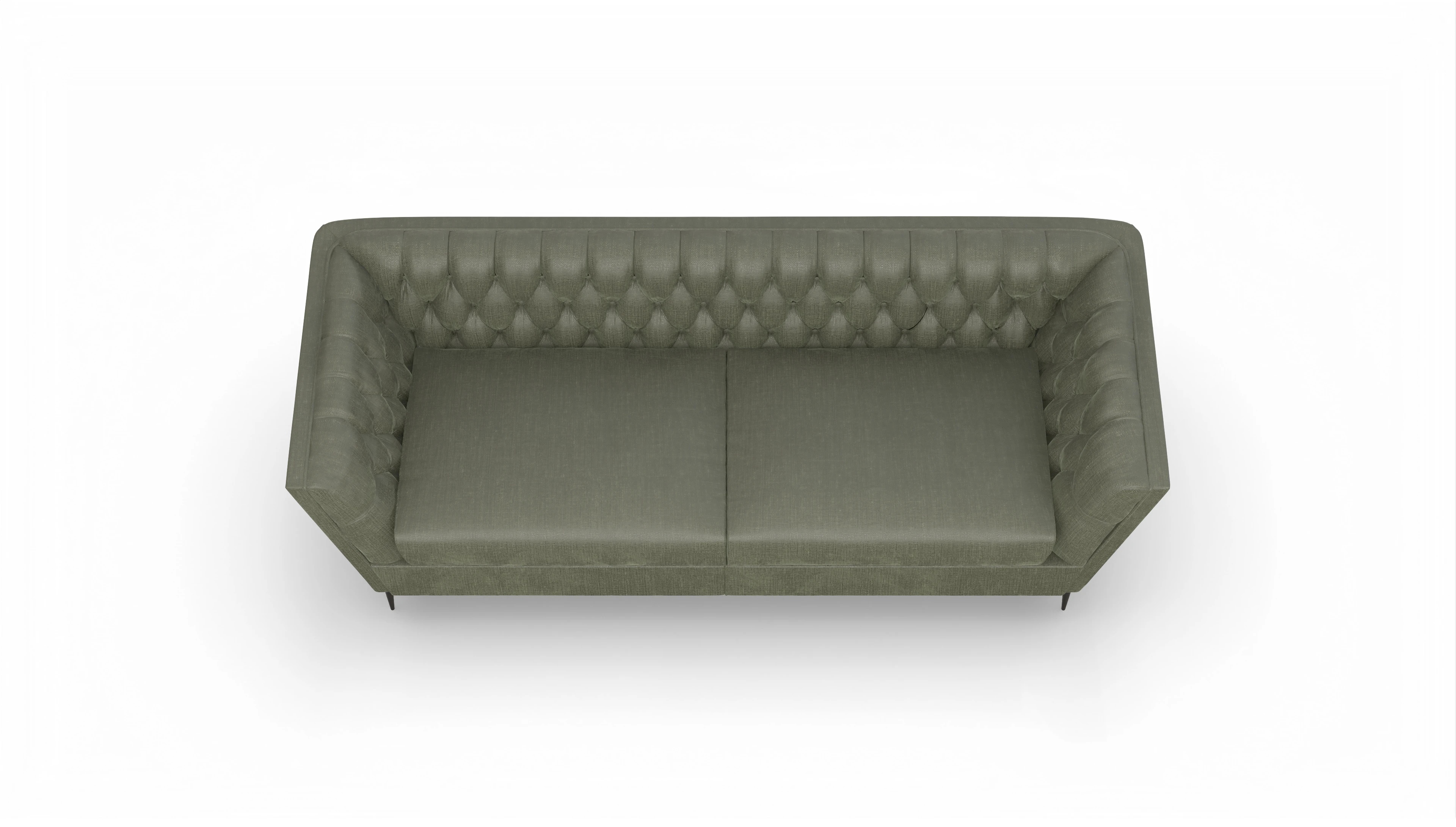 Ansicht des Produktes Neo 2,5-Sitzer in Stoff grün