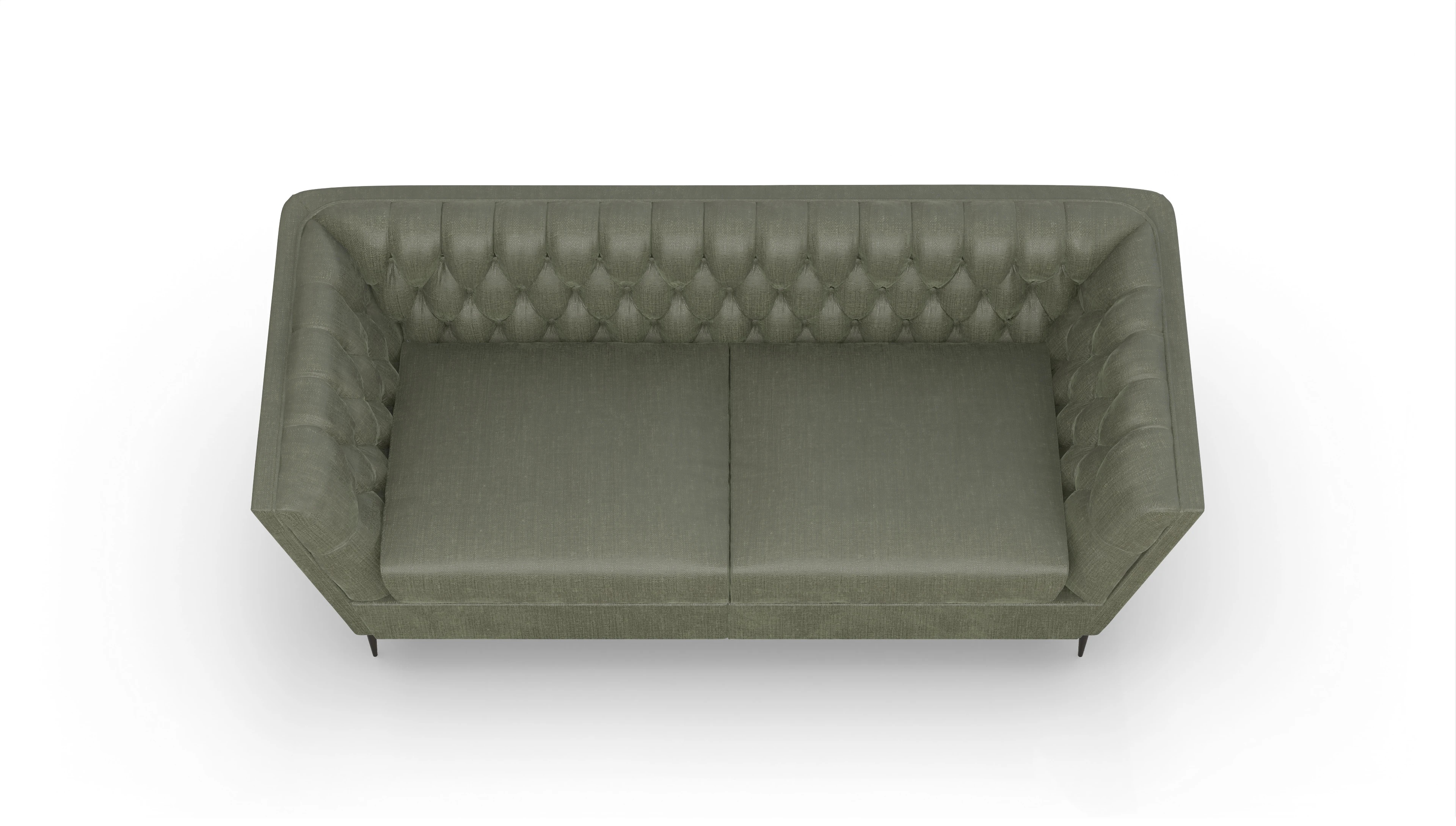 Ansicht des Produktes Neo 2-Sitzer in Stoff grün