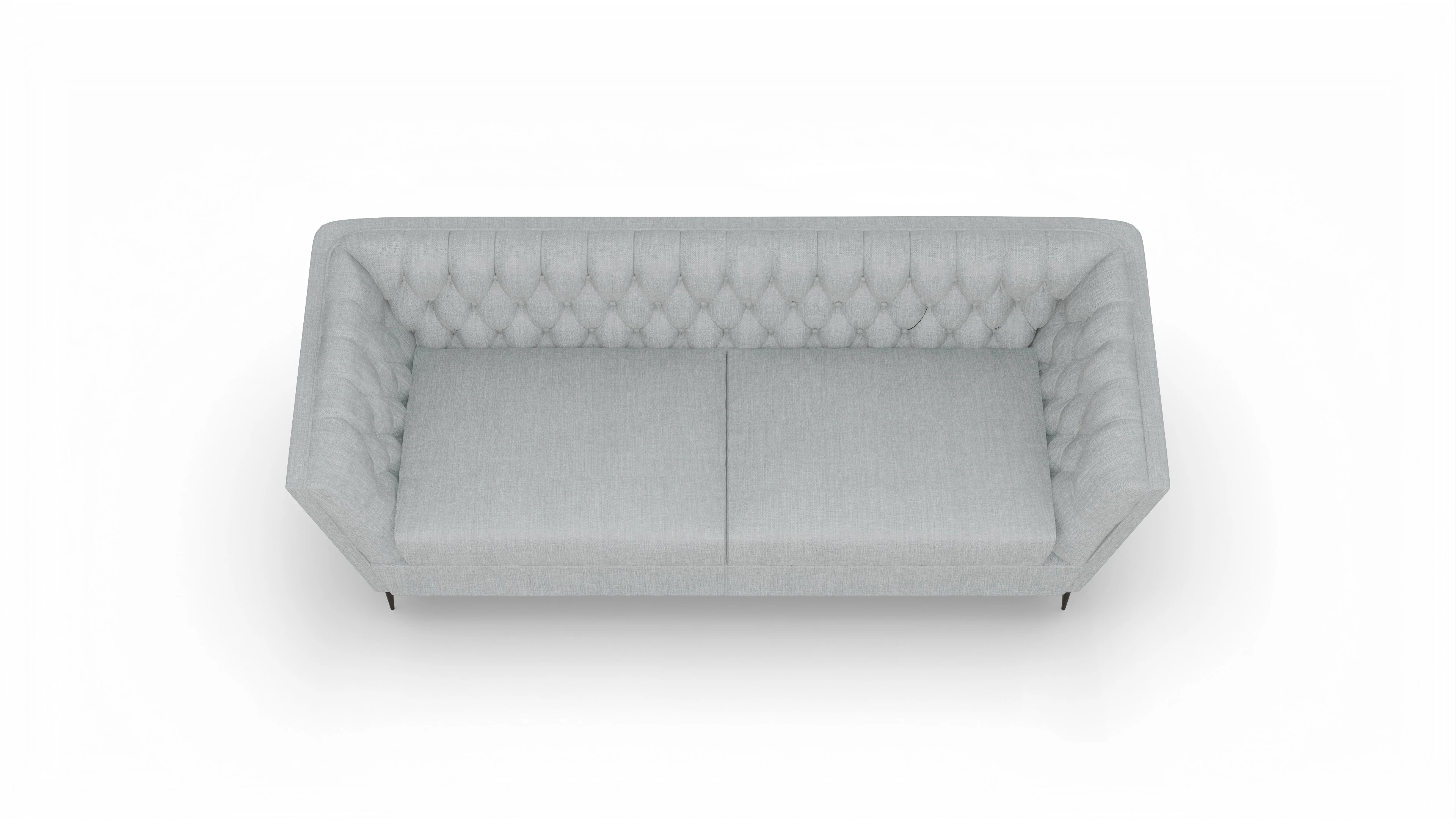 Ansicht des Produktes Neo 2,5-Sitzer in Stoff grau