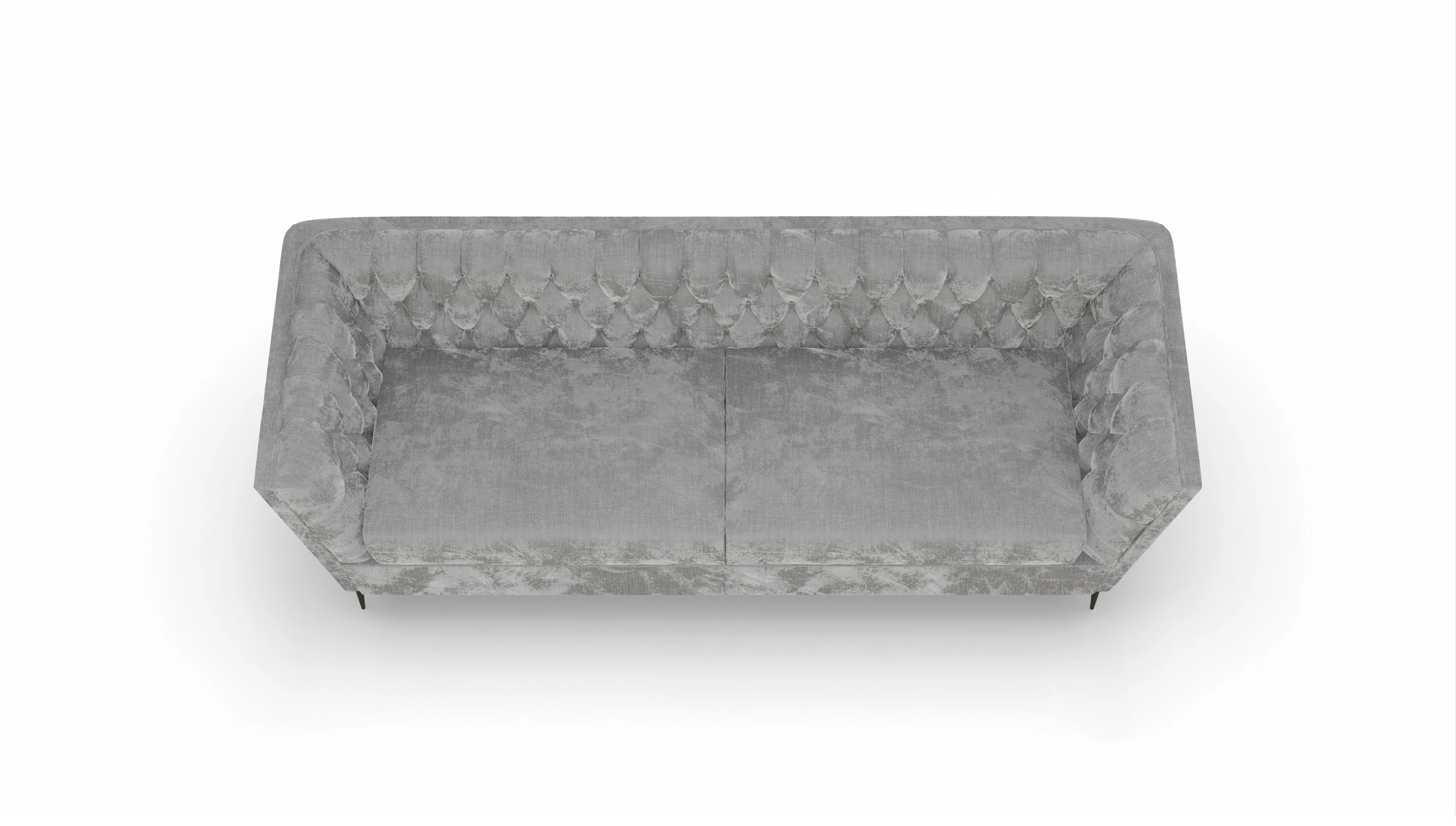 Ansicht des Produktes Neo 3-Sitzer in Stoff grau