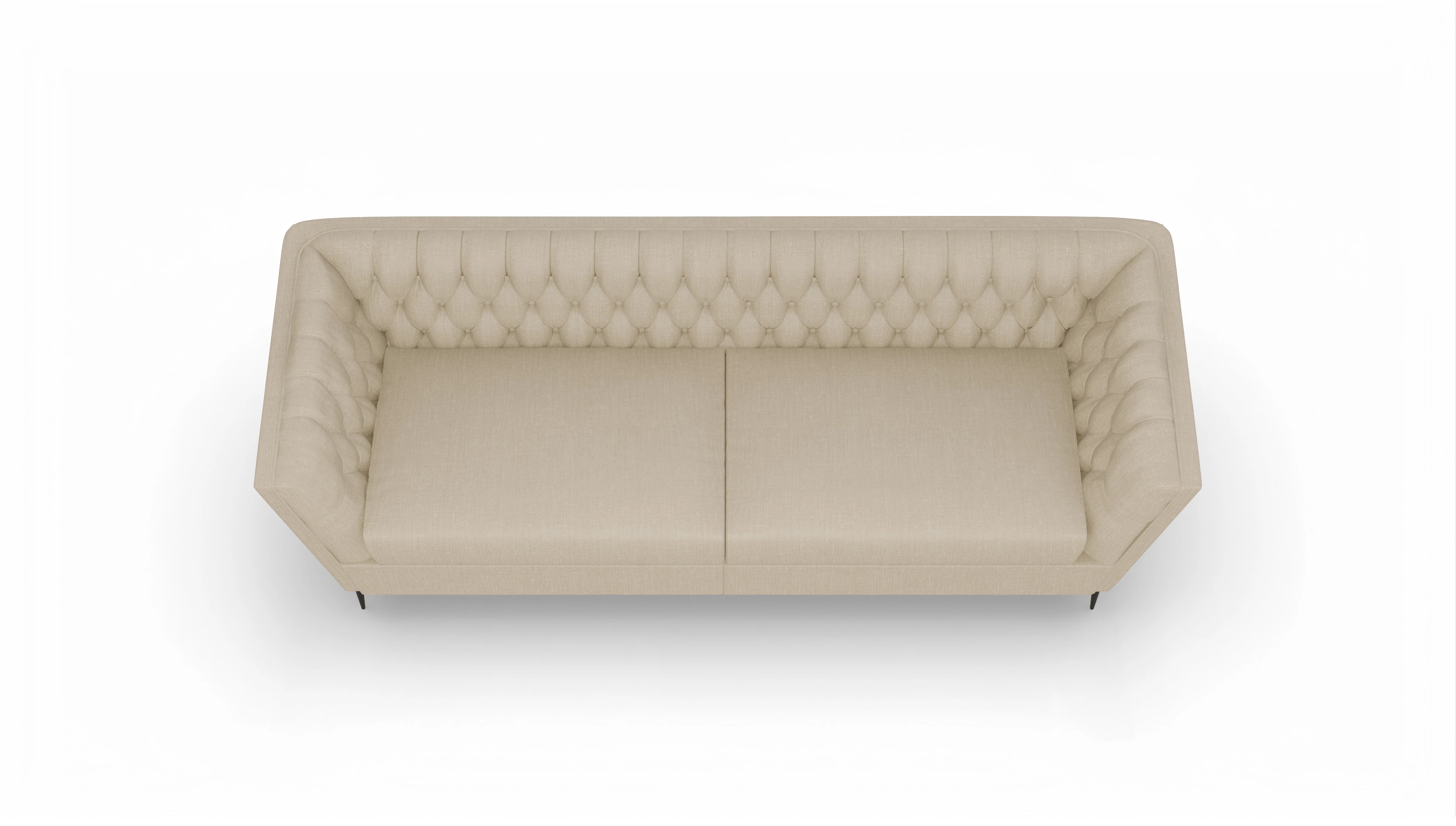 Ansicht des Produktes Neo 3-Sitzer in Stoff beige