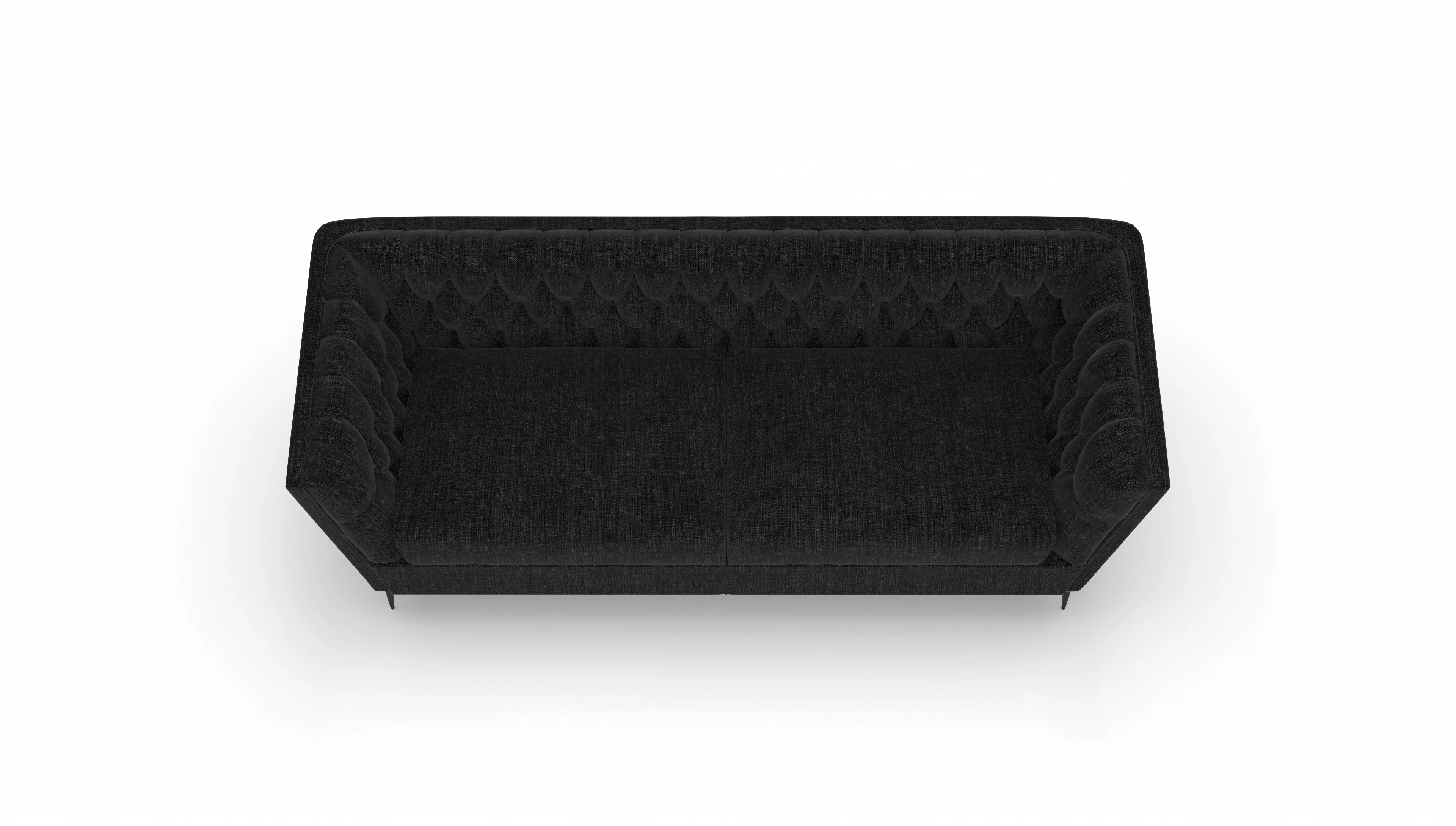 Ansicht des Produktes Neo 2,5-Sitzer in Stoff schwarz