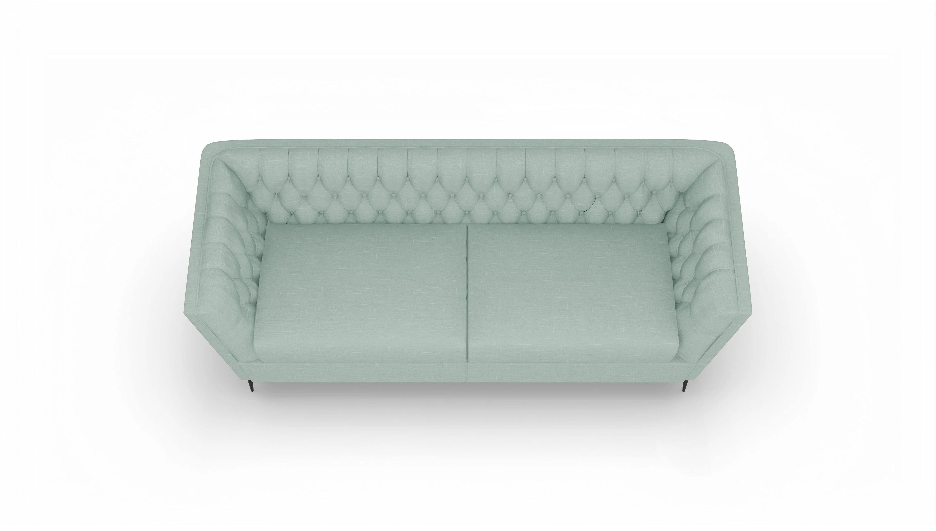 Ansicht des Produktes Neo 2,5-Sitzer in Stoff grün