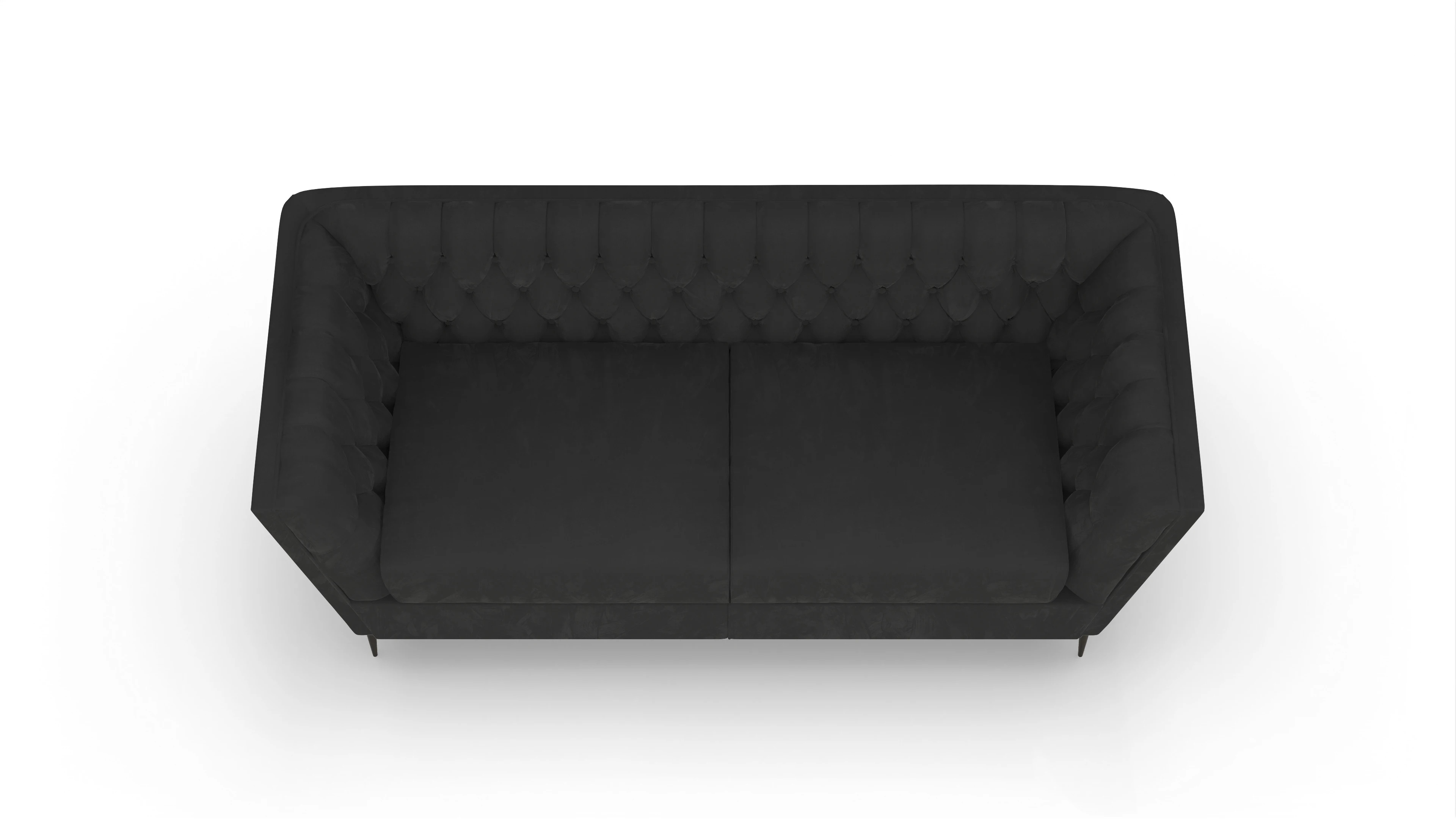 Ansicht des Produktes Neo 2-Sitzer in Samt schwarz